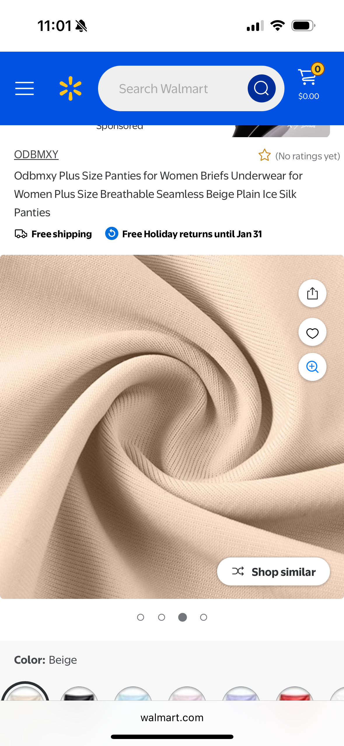 Comfortable briefs for women Middle Waisted Briefs Silky Stretch No Show Breathable Full Coverage Ladies Panties (Size 3X)