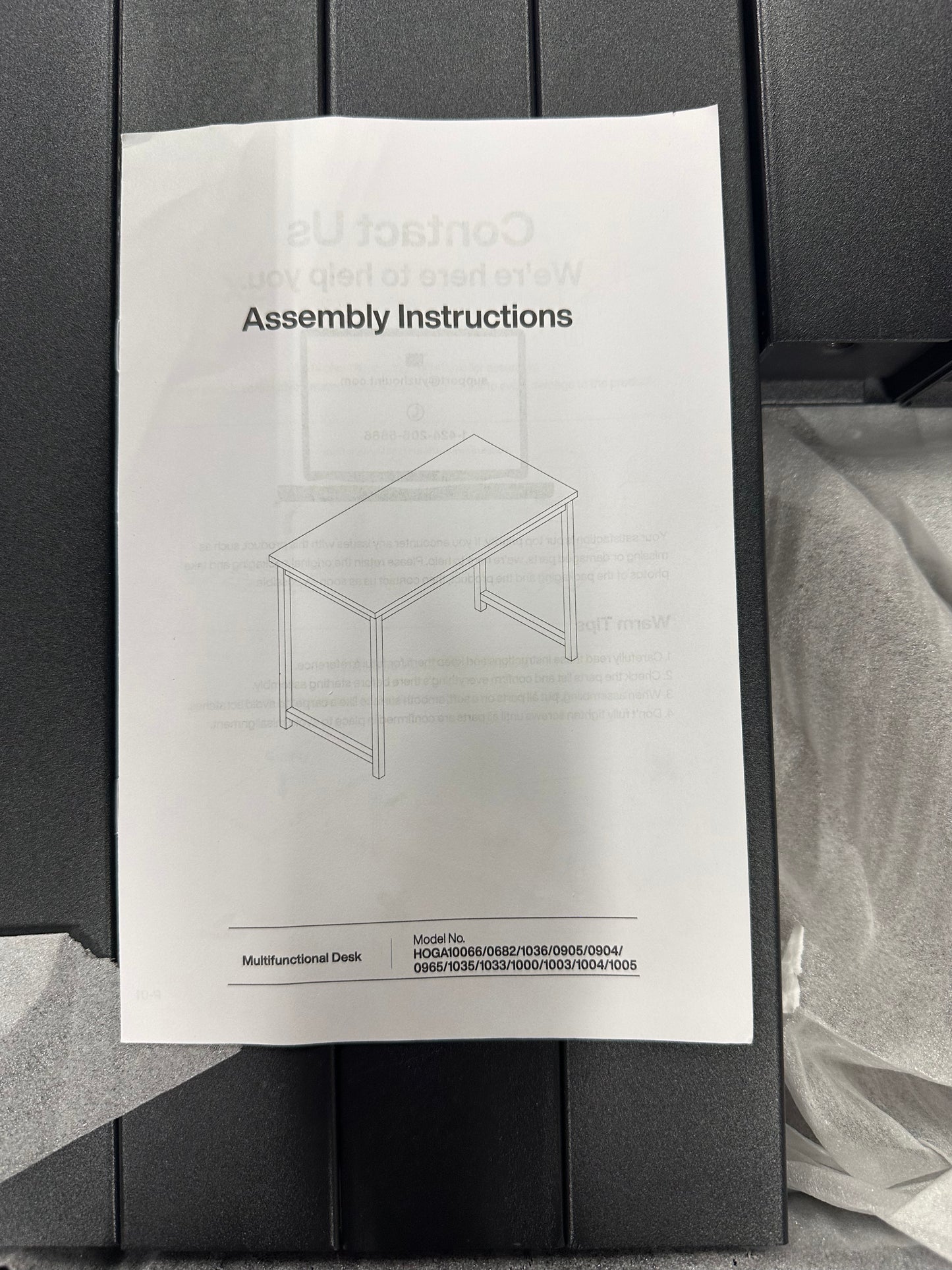 Tribesigns Computer Desk, 55 inch Large Office Desk Computer Table Study Writing Desk Workstation for Home Office, Rustic Brown (O485)