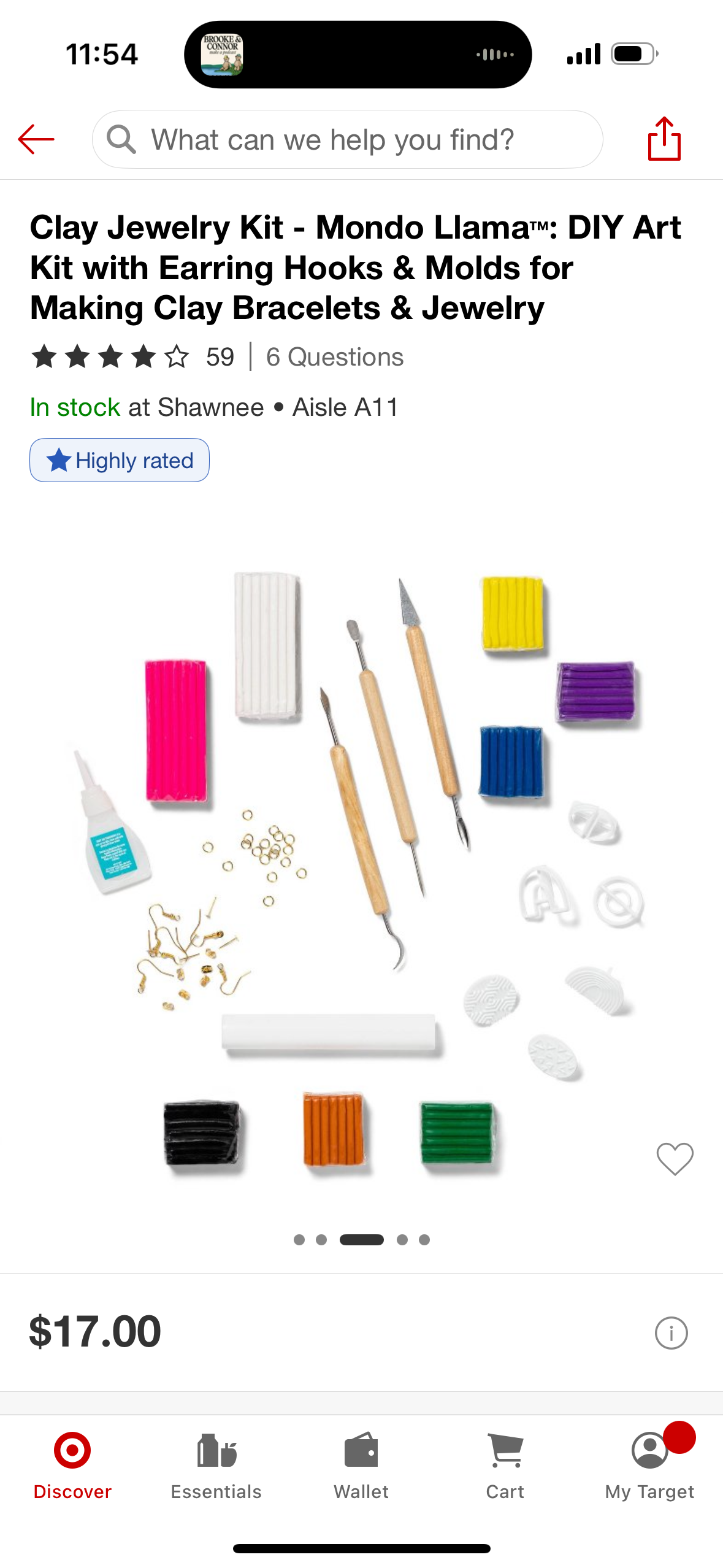 Clay Jewelry Kit - Mondo Llama™: DIY Art Kit with Earring Hooks & Molds for Making Clay Bracelets & Jewelry
