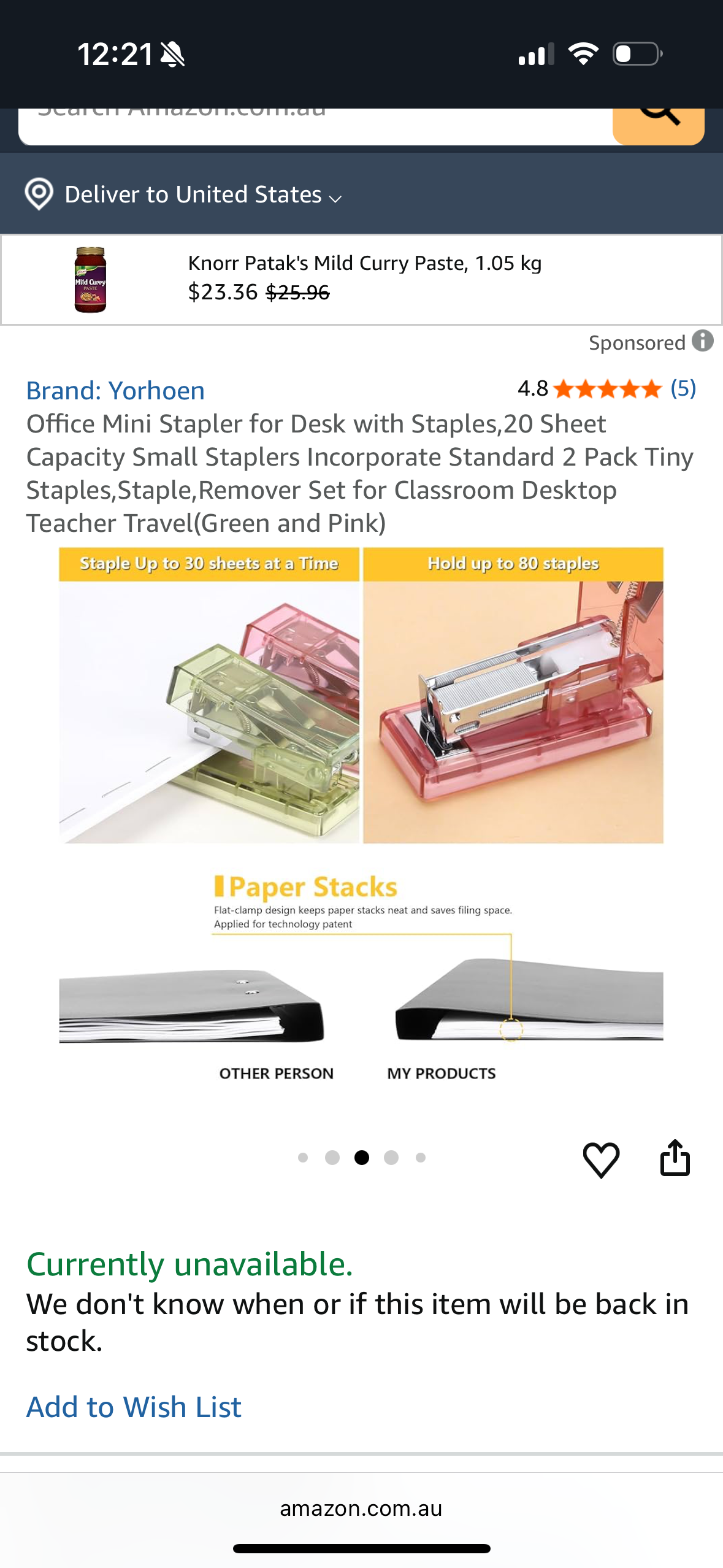 Office Mini Stapler for Desk with Staples,20 Sheet Capacity Small Staplers Incorporate Standard 2 Pack Tiny Staples,Staple,Remover Set for Classroom Desktop Teacher Travel (Green and Pink)