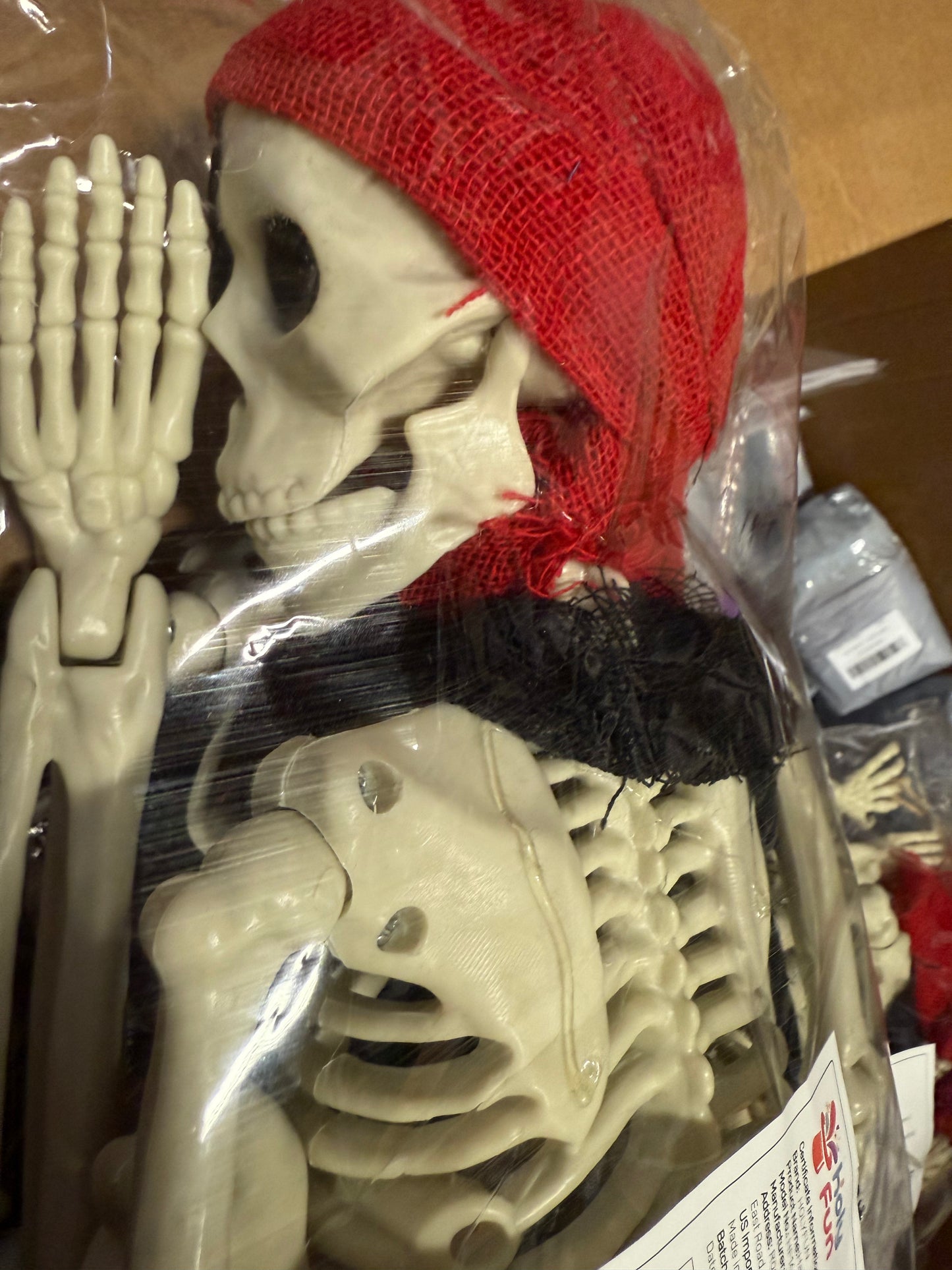 2 Pack 26" Halloween Skeletons Decorations Halloween Decor Props for Outdoor, Yard, Patio and Haunted House