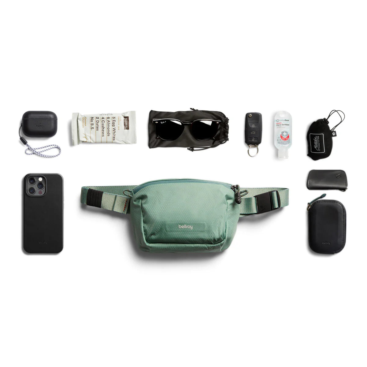Bellroy Lite Belt Bag (versatile crossbody bag, fanny pack) - Moss