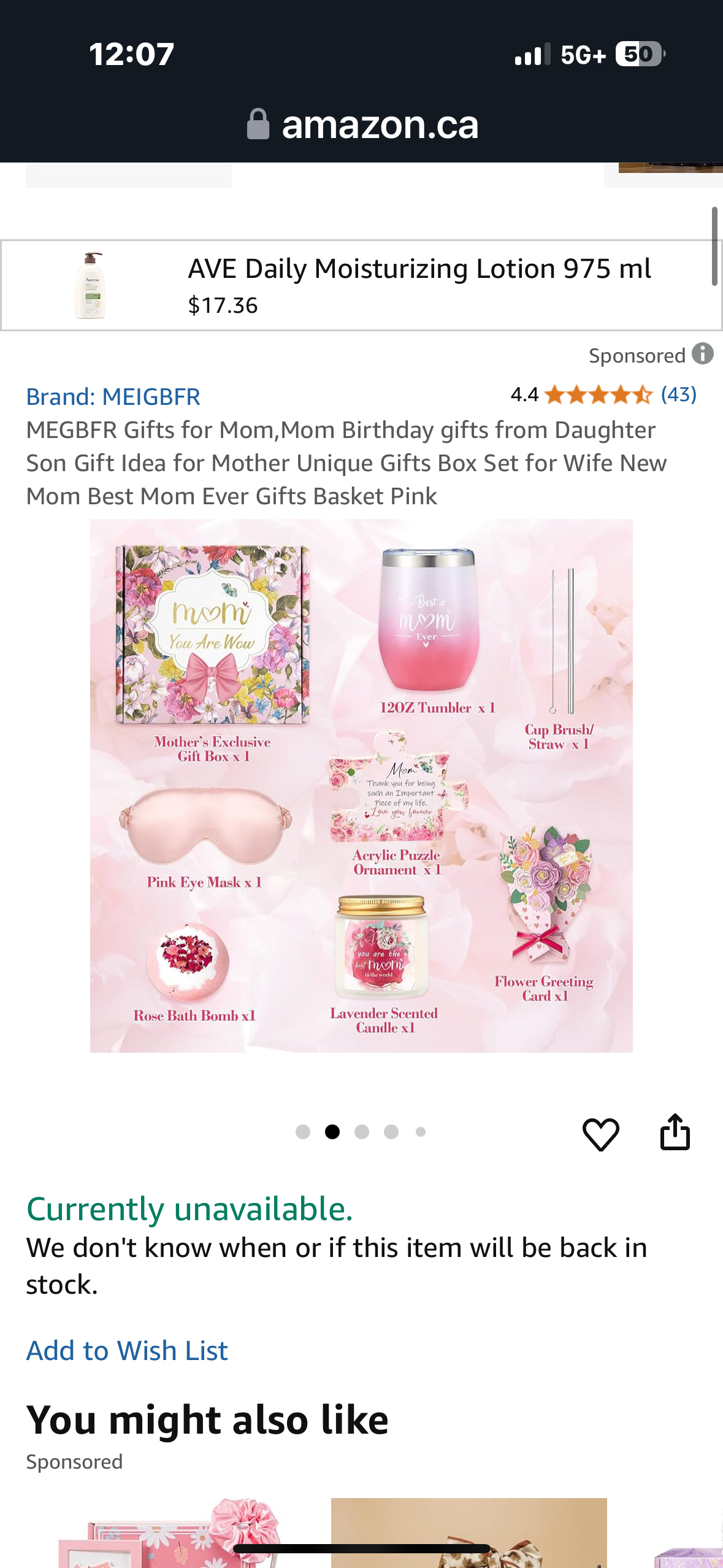 MEGBFR Gifts for Mom,Mom Birthday gifts from Daughter Son Gift Idea for Mother Unique Gifts Box Set for Wife New Mom Best Mom Ever Gifts Basket Pink