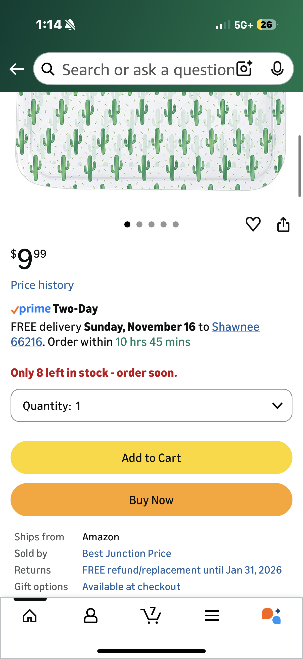 EcoLogical Reusable Snack Bags, Sustainable Kitchen Accessory, Zero-Waste Lunch Set, 4 pack, Printed