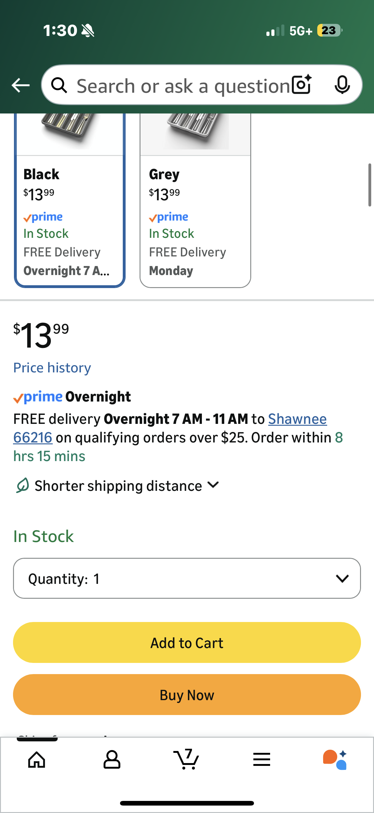 WEBACOO. Silverware Organizer for Kitchen Drawer - Non-Slip Utensil Drawer Organizer - Dishwasher Safe Cutlery Organizer Holds Spoons, Forks with 5 - Compartment