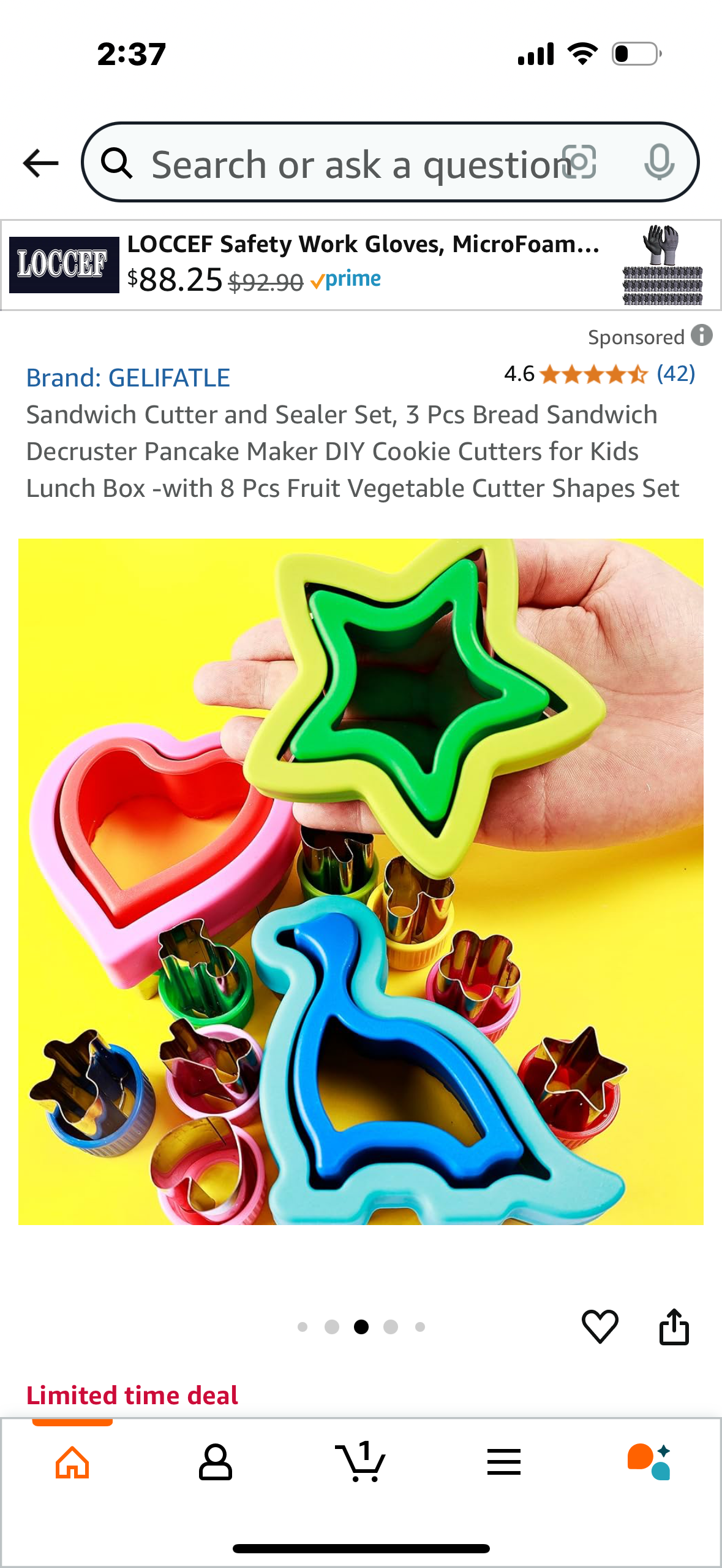 Sandwich , fruit and Vege Cutter and Sealer Set, 3 Pcs Bread Sandwich Decruster Pancake Maker DIY Cookie Cutters for Kids Lunch Box -with 8 Pcs Fruit Vegetable Cutter Shapes Set