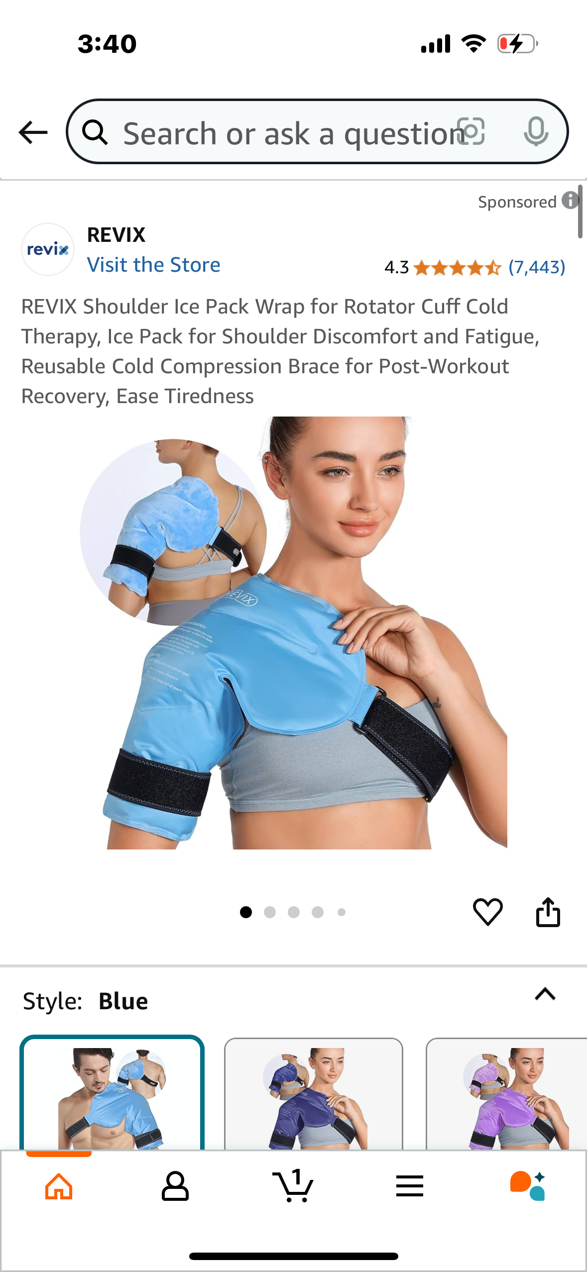 Shoulder Ice Pack Wrap for Rotator Cuff Cold Therapy, Ice Pack for Shoulder Discomfort and Fatigue, Reusable Cold Compression Brace for Post-Workout Recovery, Ease Tiredness