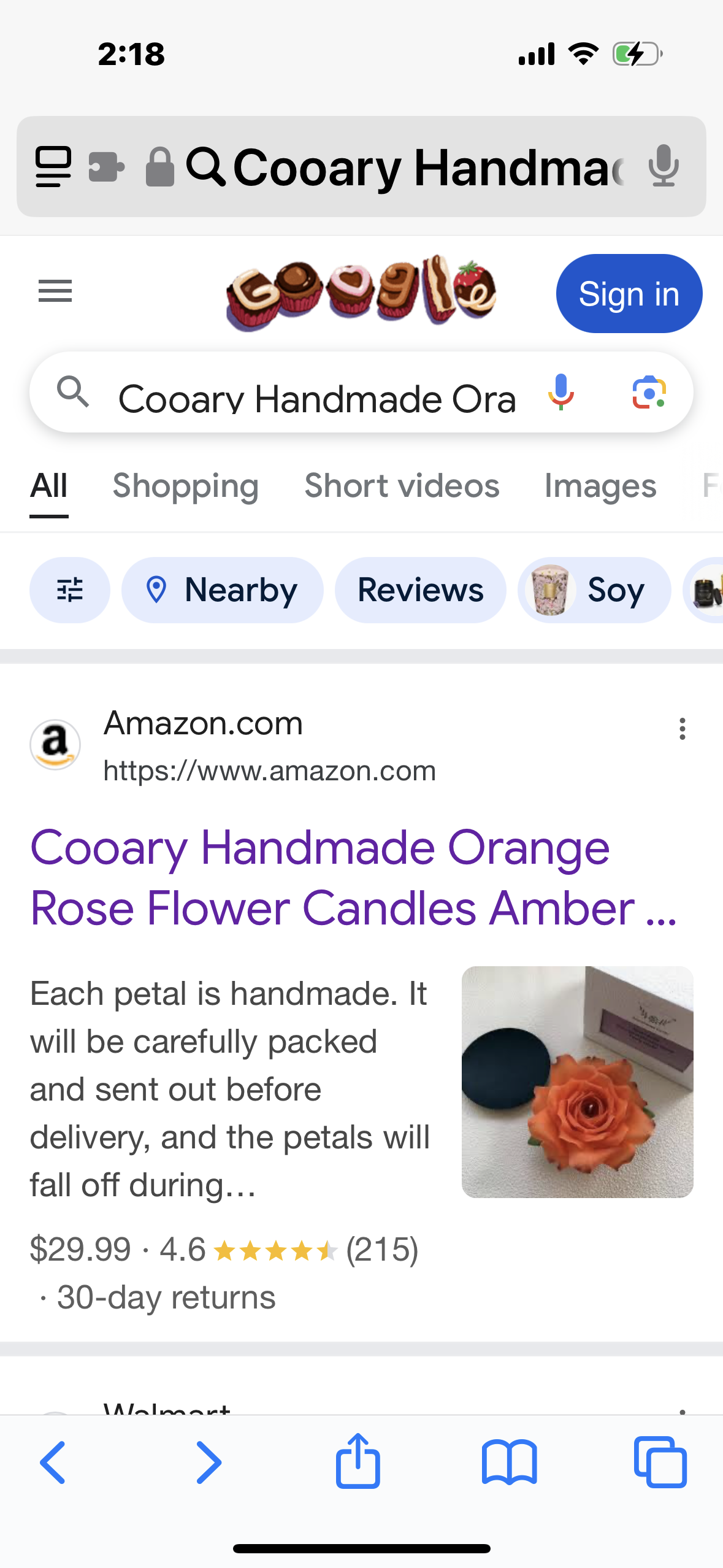 Cooary Handmade Orange Rose Flower Candles Amber & Lavender Scented Candles For Home Aromatherapy Candle
