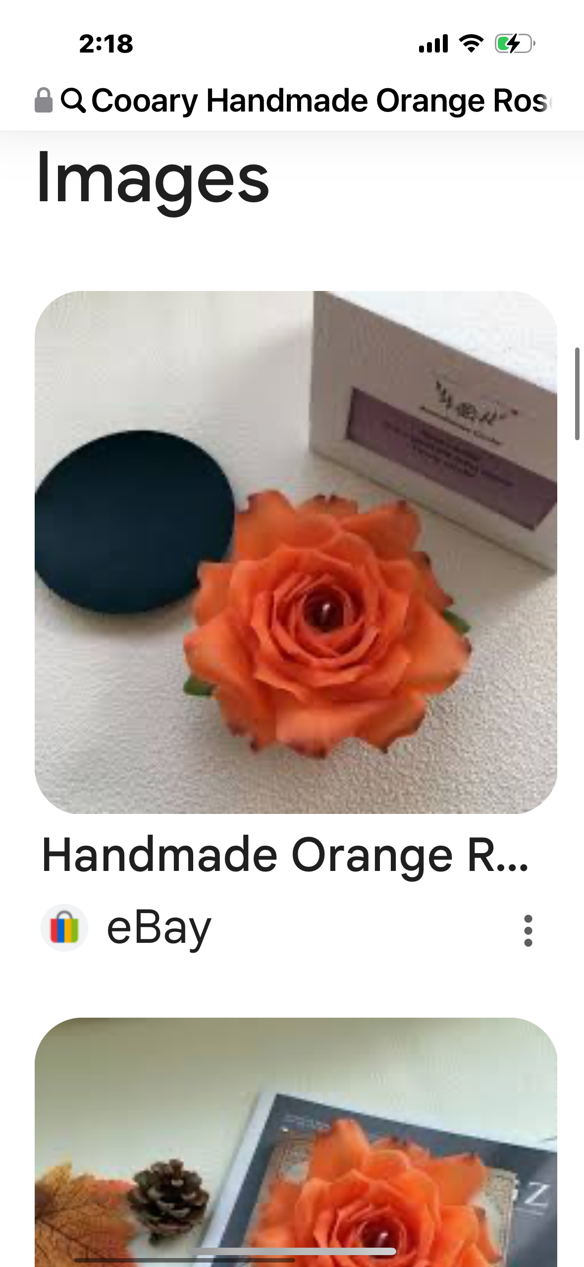 Cooary Handmade Orange Rose Flower Candles Amber & Lavender Scented Candles For Home Aromatherapy Candle
