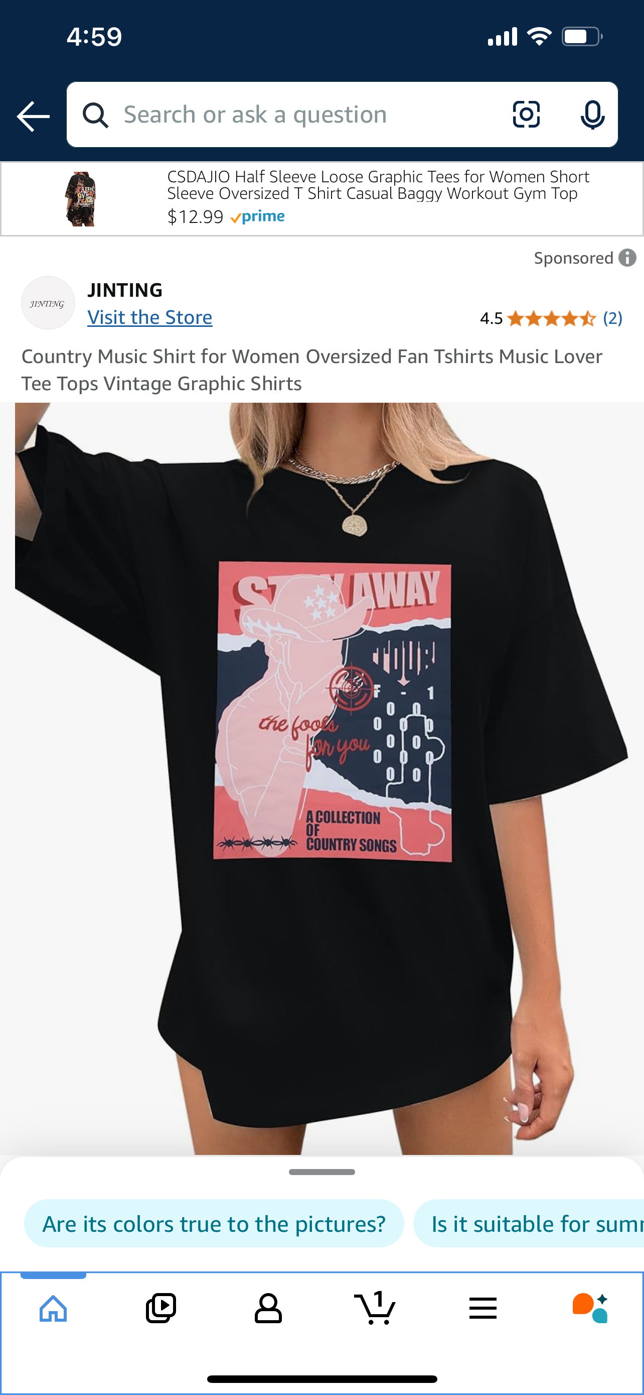 Country Music Shirt for Women Oversized Fan Tshirts Music Lover Tee Tops Vintage Graphic Shirts Size XXL