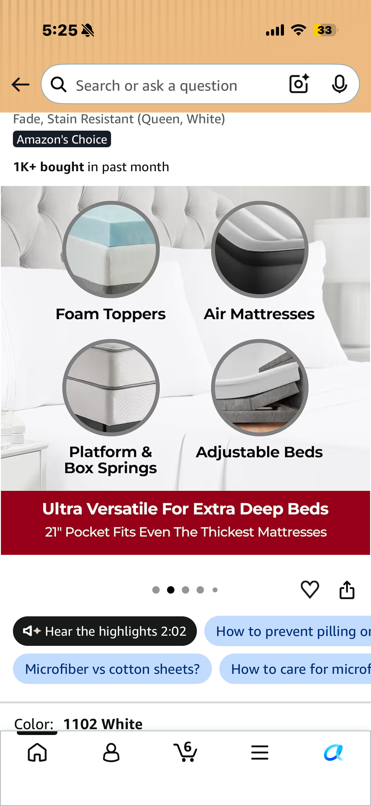 Mellanni Extra Deep Queen Sheets - 4 PC Iconic Collection Bedding Hotel Luxury, Ultra Soft, Cooling Bed Sheets - Wrinkle, Fade, Stain Resistant (Queen, White