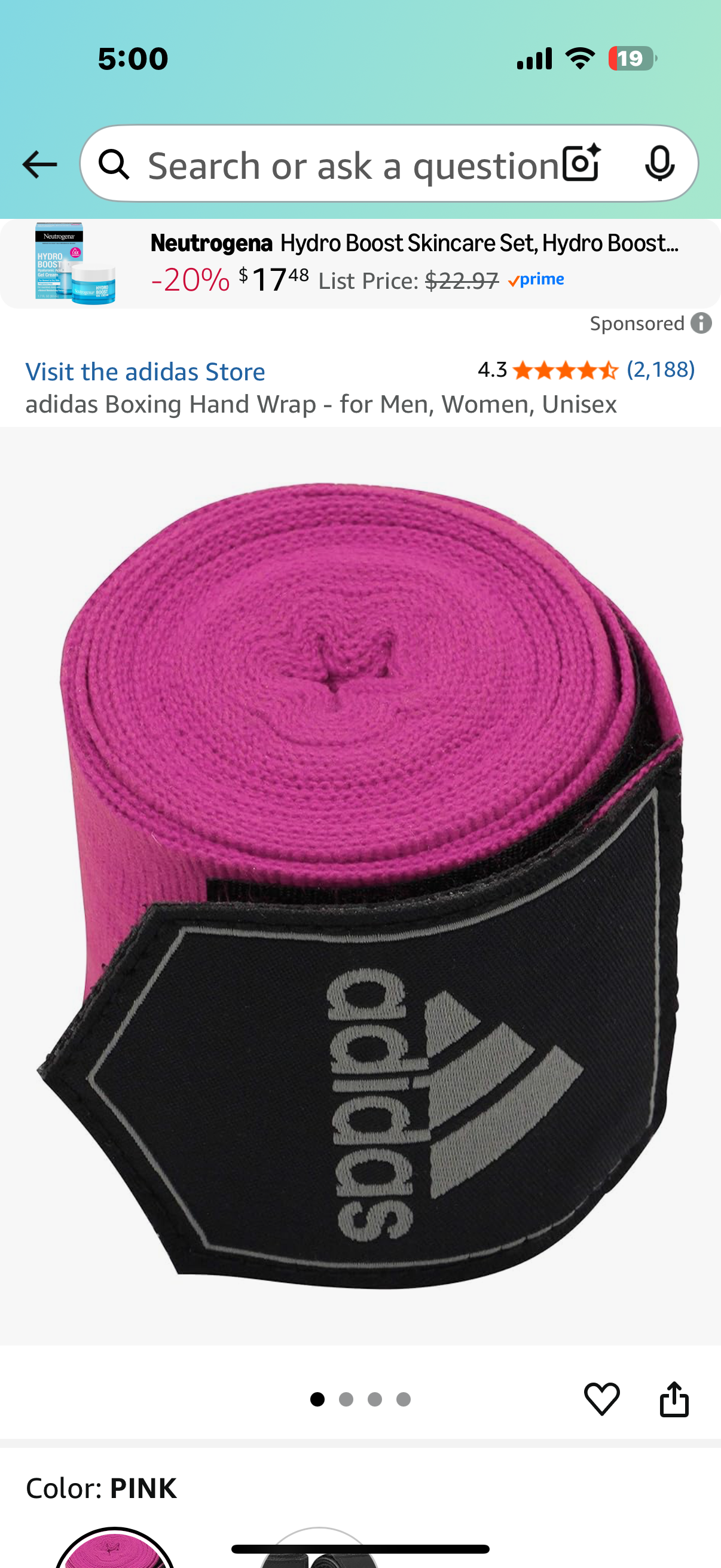 Adidas Boxing Hand Wraps