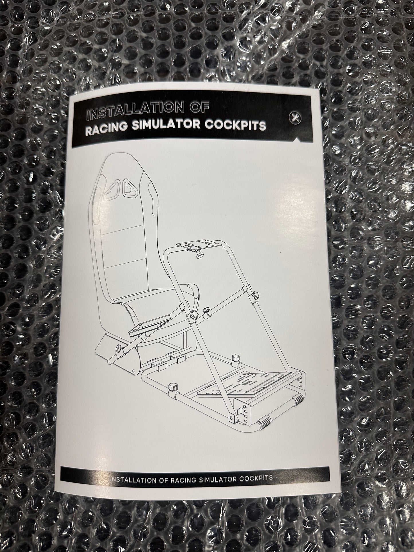 RACGTING Racing Simulator Cockpit for G29/G920/G923,Racing Cockpit for T248/T248X/T300RS GT/T300RS/T300 ‘(W635)
