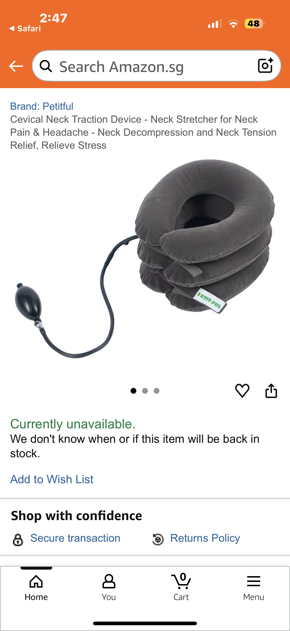 Cevical Neck Traction Device - Neck Stretcher for Neck Pain & Headache - Neck Decompression and Neck Tension Relief, Relieve Stress