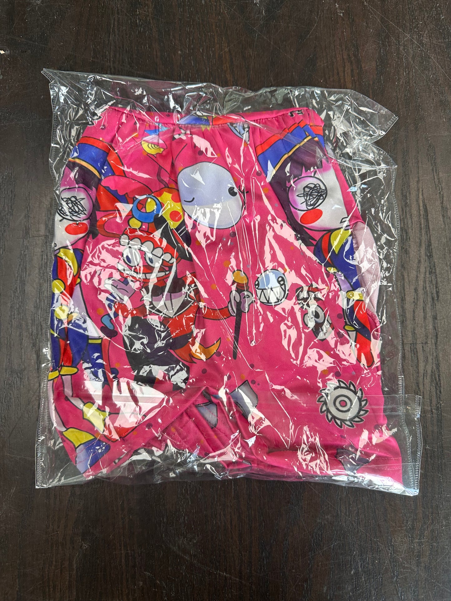 Girls Flutter Sleeve Cartoon Digital Circus Pomei Printed Toddler Dress (Size 4T)