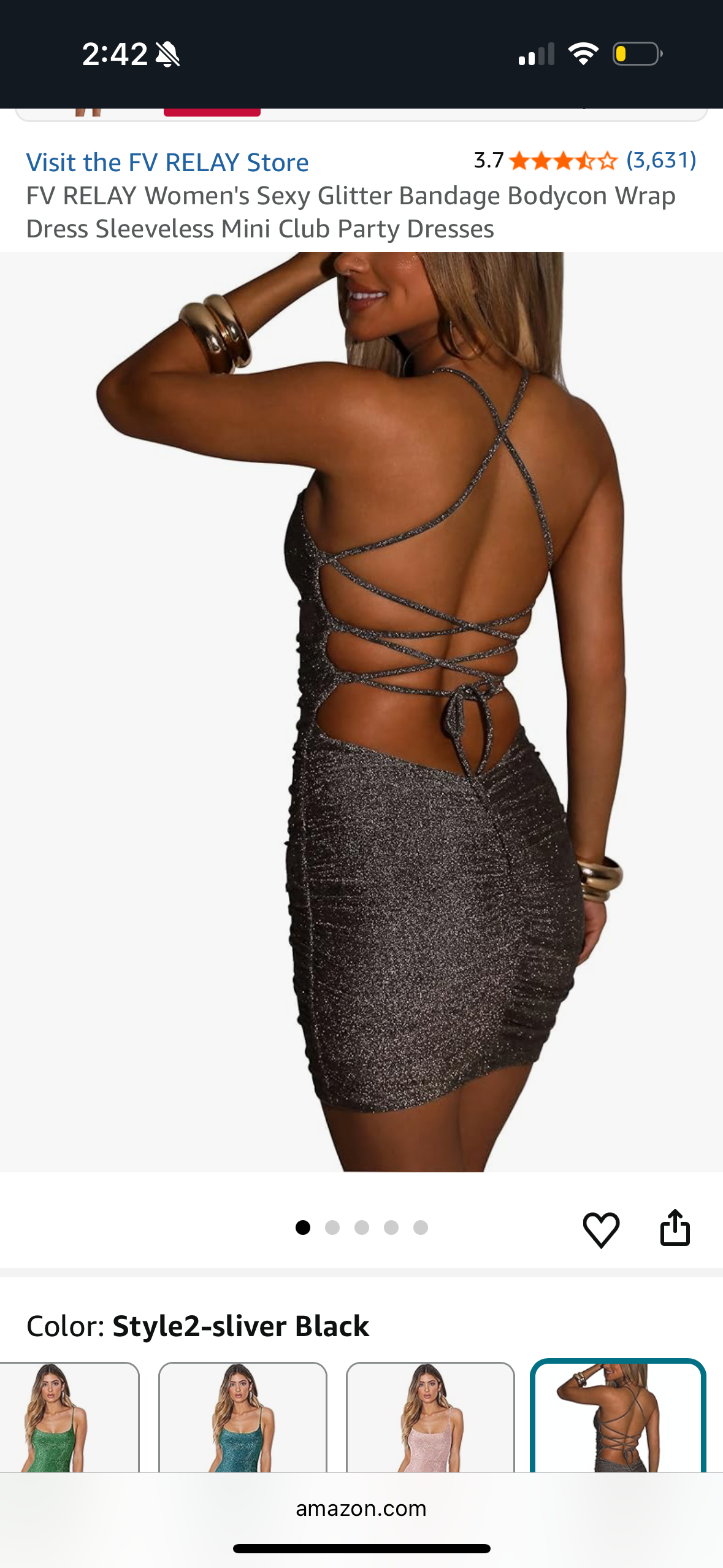 Women's Sexy Glitter Bandage Bodycon Wrap Dress Sleeveless Mini Club Party Dresses, Black and Purple (Sizes Vary)