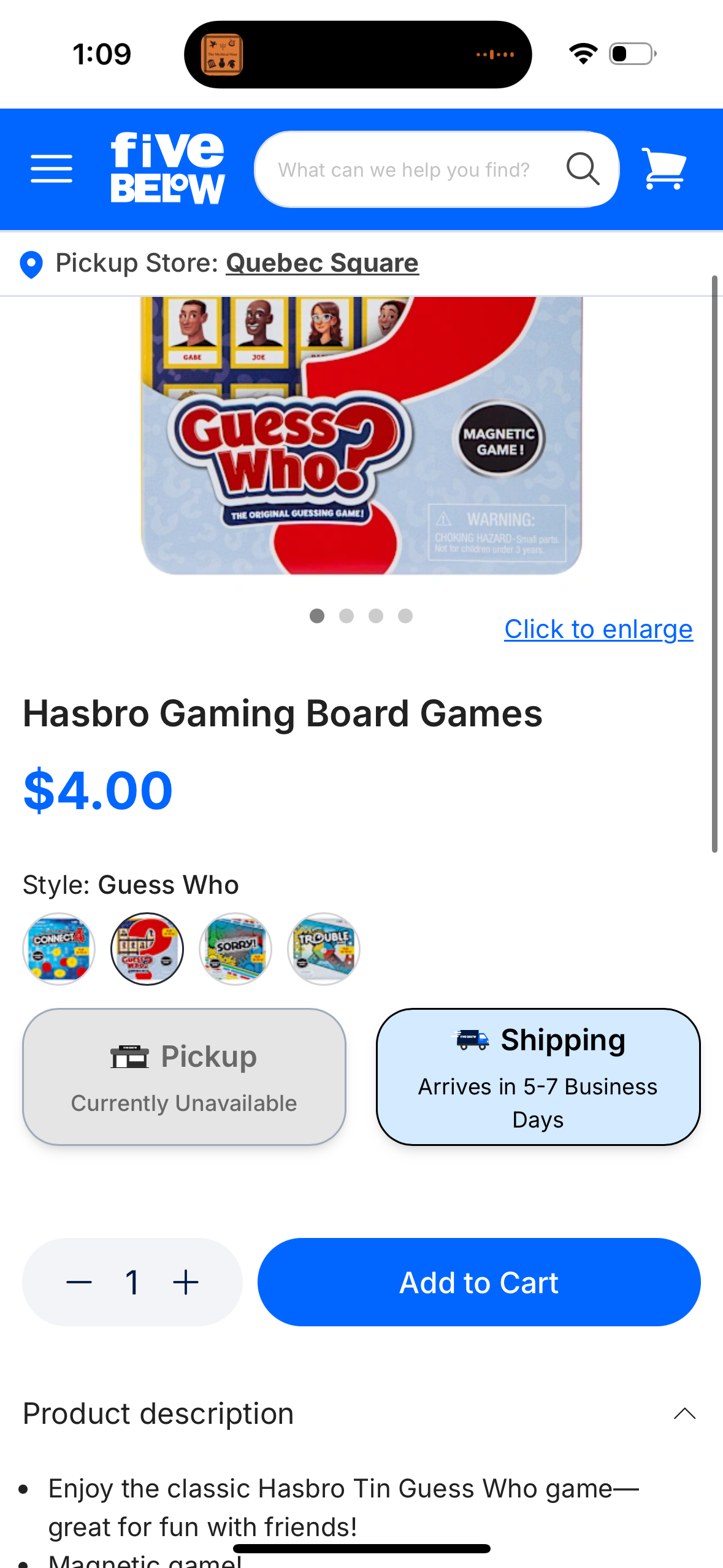 Hasbro Guess Who? Play On The Go