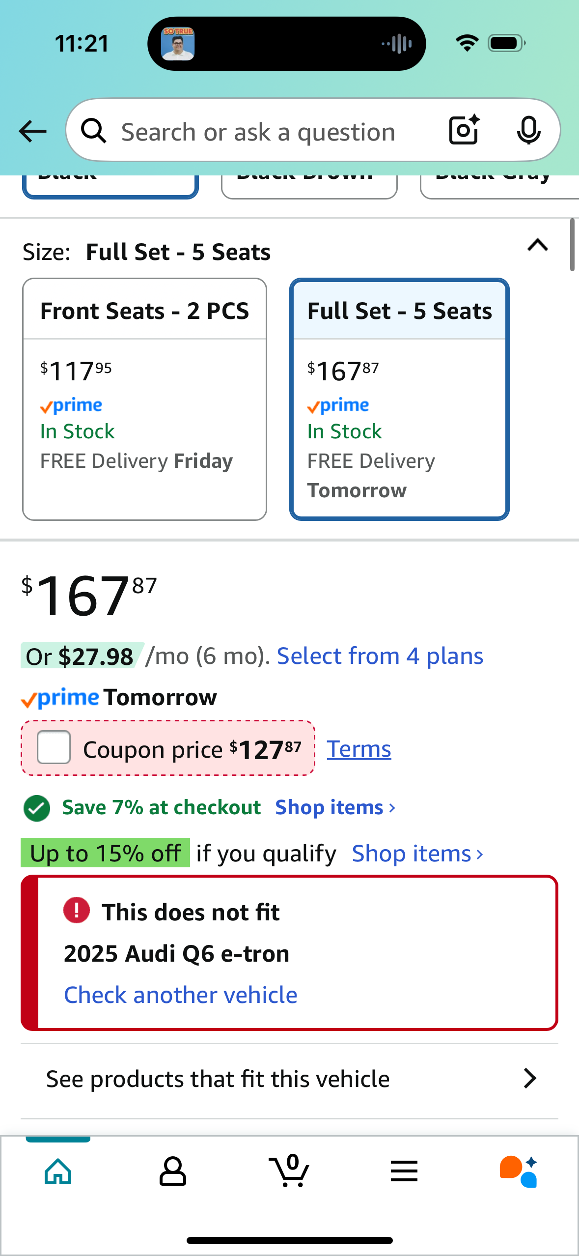 FREESOO Black Car Seat Covers Full Set - Faux Nappa Leather Seat Covers for Cars, with Front Seatbelt Pads, Waterproof Breathable Cushion Protectors Fit for Most 5 Seats Automative Sedans SUV Trucks