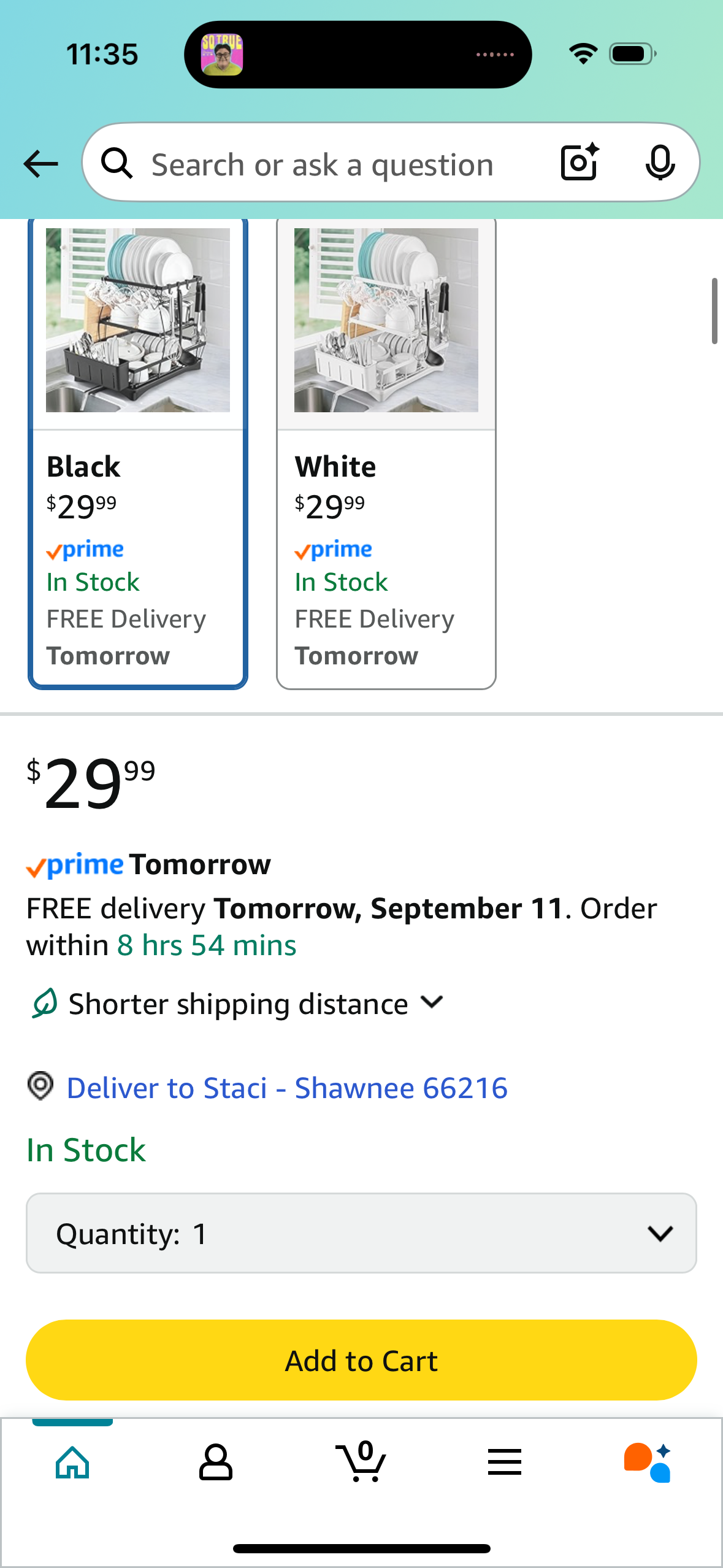 Dish Drying Rack for Kitchen Counter - 3 Tiers Stainless Steel Over Sink Dish Drainers, Space Saving Detachable Large Countertop Organizer with Utensil Holder, Cutting Board Rack (Black)