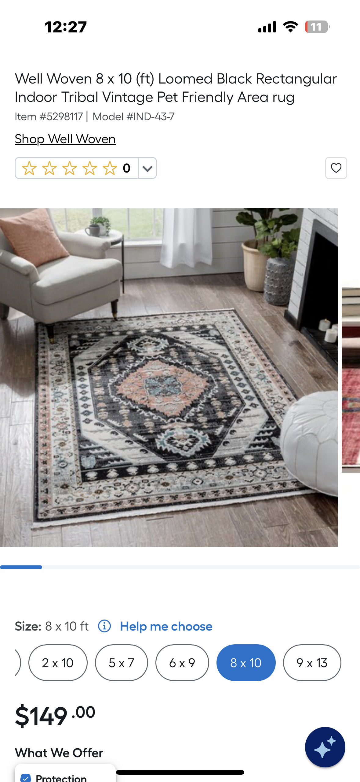 Well Woven Julita Vintage Bohemian Aztec Area Rug 8’ x 10’ (L981)