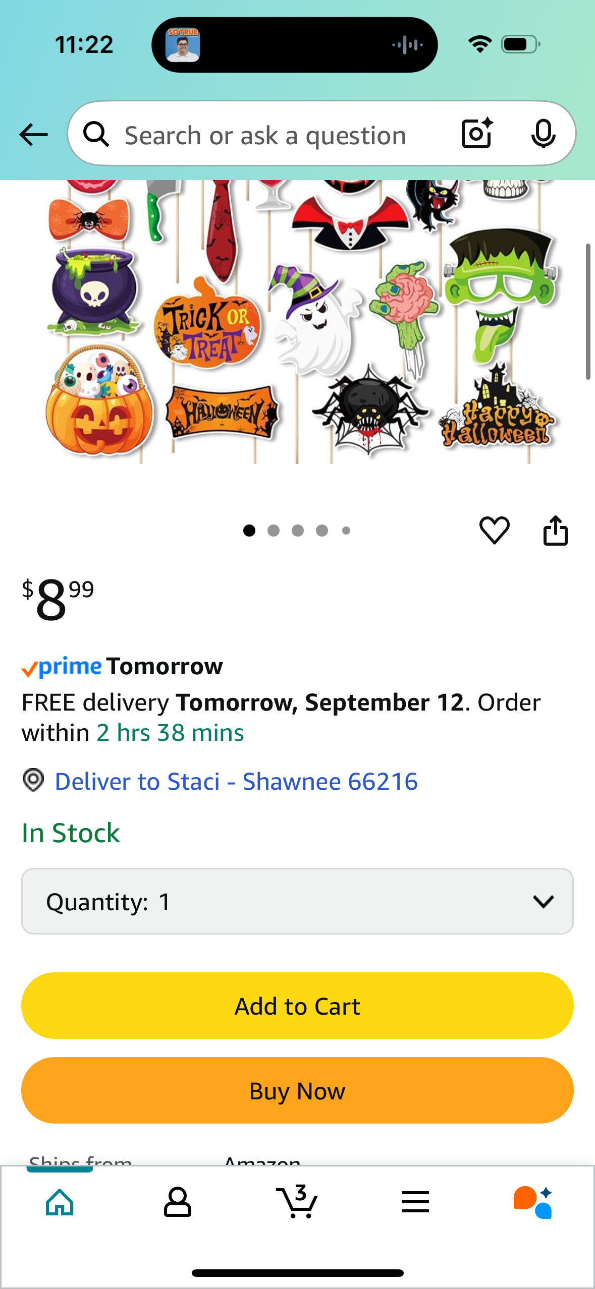 30pcs Halloween Party Pumpkin Photo Booth Props Funny Halloween Party Photography Decoration Supplies