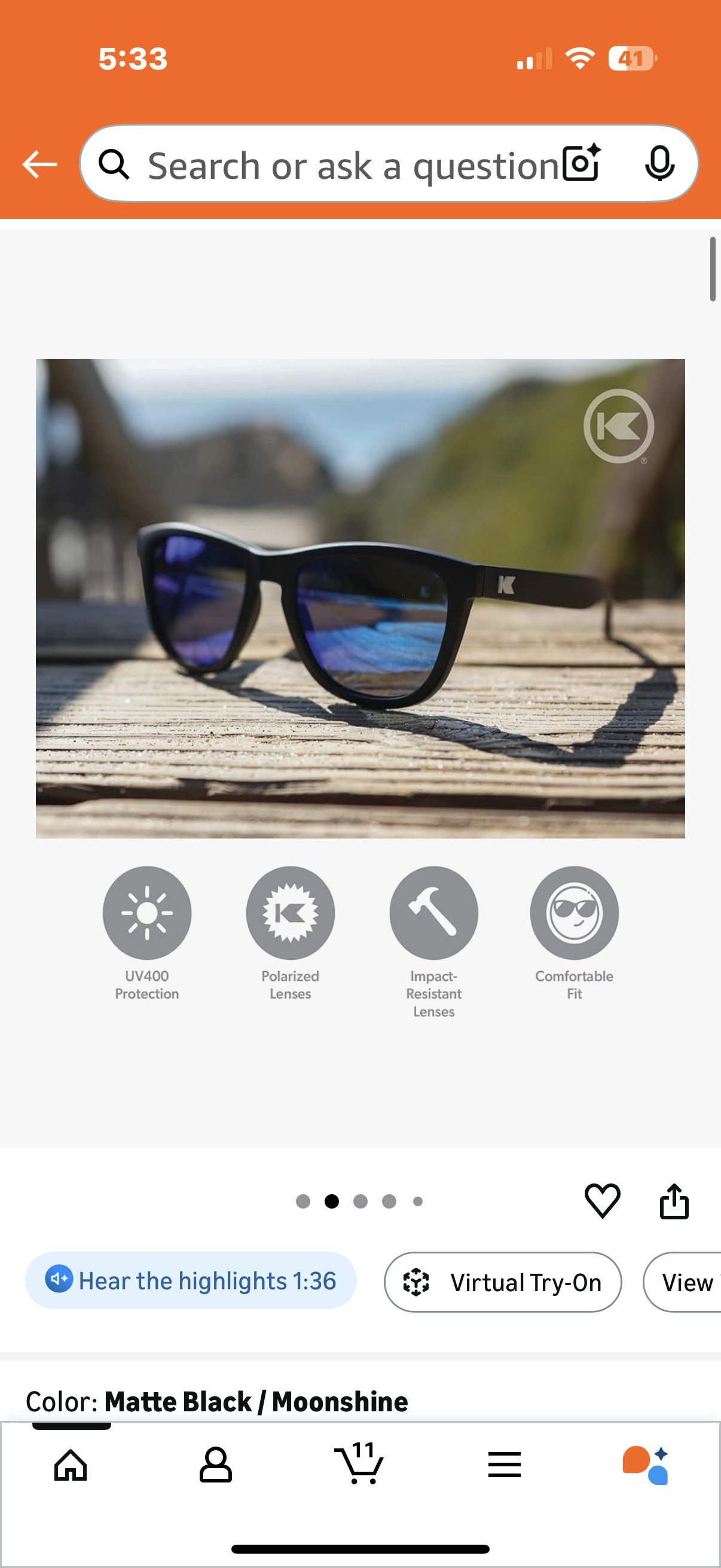 Knockaround Premiums and Sport Polarized Sunglasses for Men & Women - Impact Resistant Lenses & Full UV400 Protection