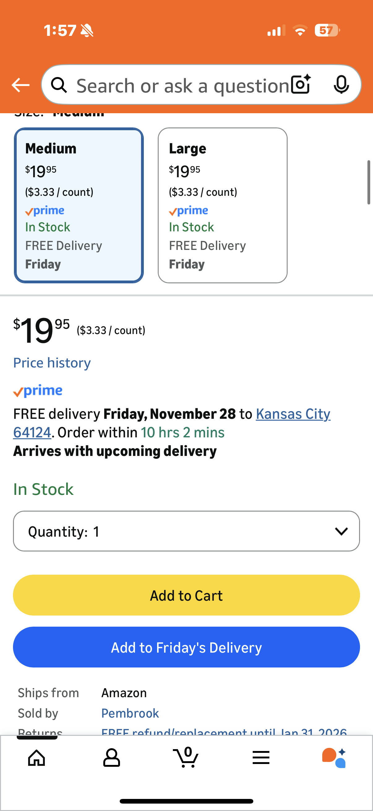 Pembrook Bamboo Viscose Diabetic Socks for Women & Men - 6 Pairs Ankle Neuropathy Socks for Swollen Feet | SpaceDye6