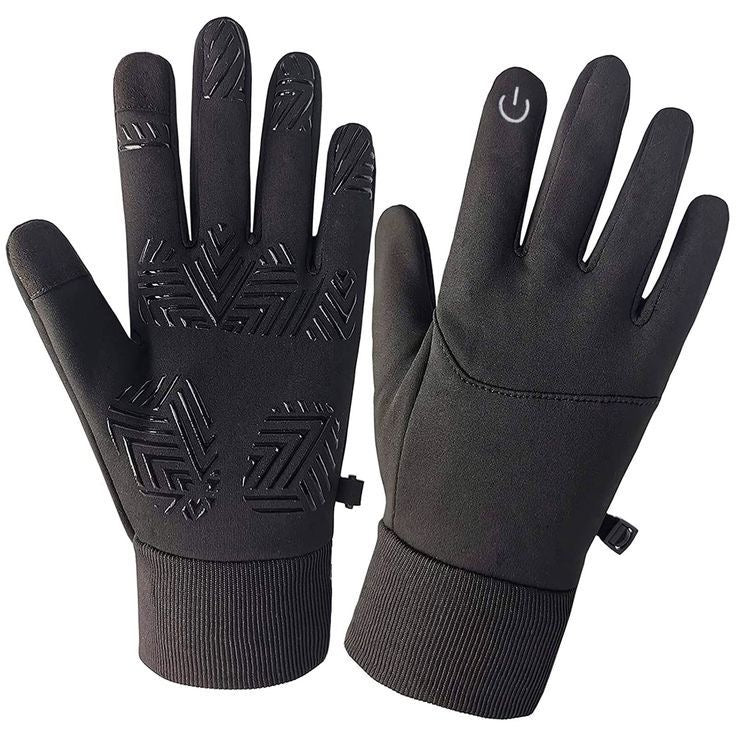 Winter Gloves Touch Screen Gloves Warm Waterproof Windproof Full Palm Non-Slip Lightweight for Women and Men (Size X-Large)