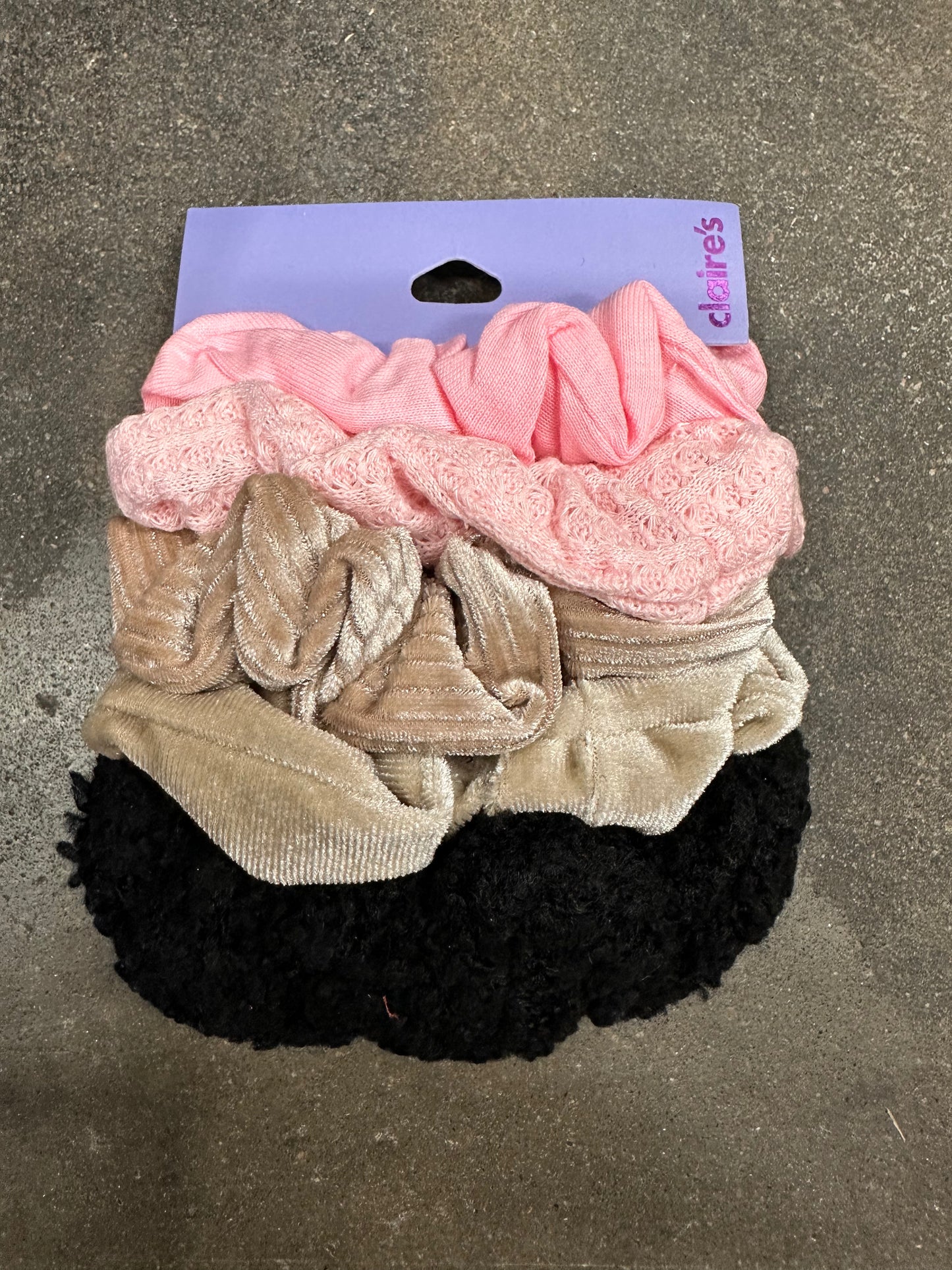 Claire's Multipack Hair Scrunchies for Teen Girls and Kids - No Damage Hair Tie for Fun and Fashion