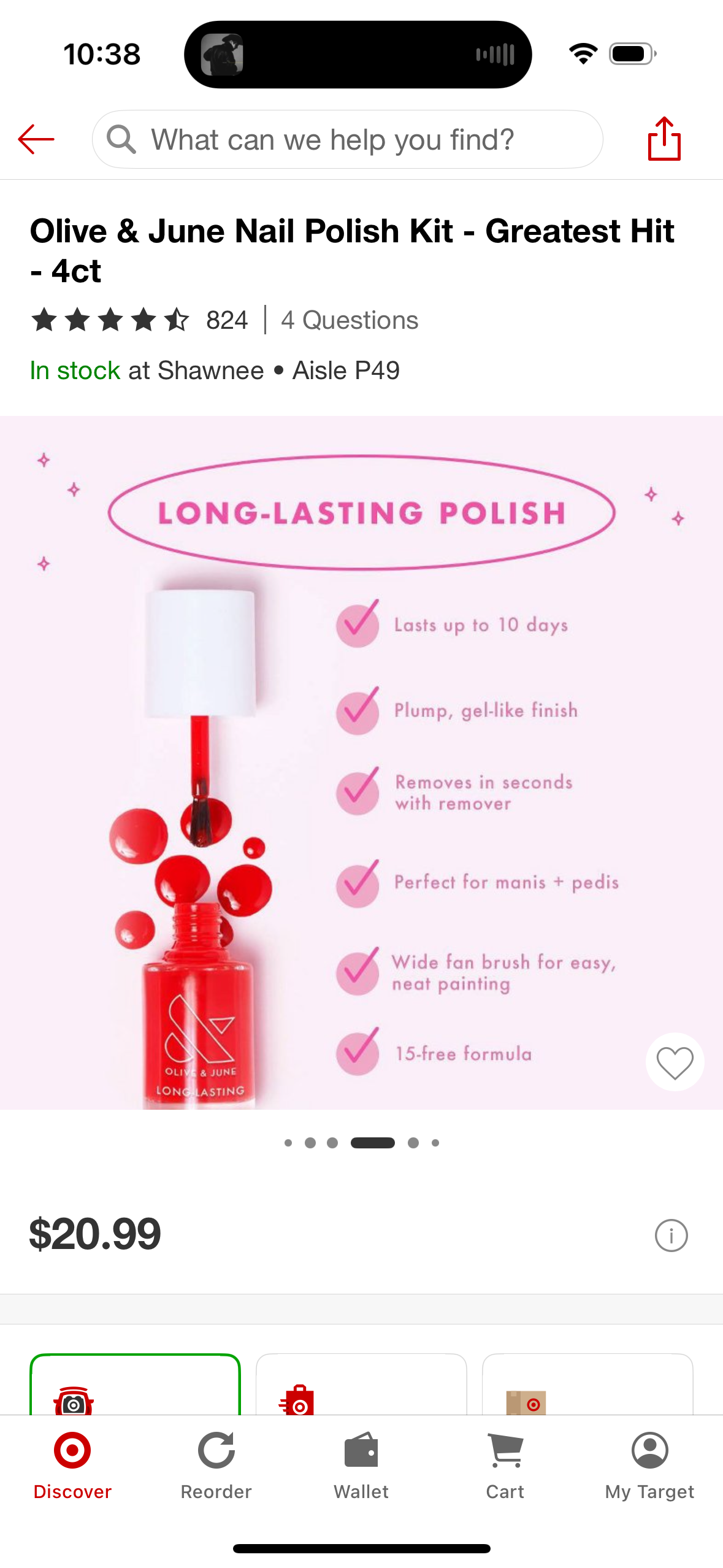 Olive & June Nail Polish Kit - Greatest Hit - 4ct