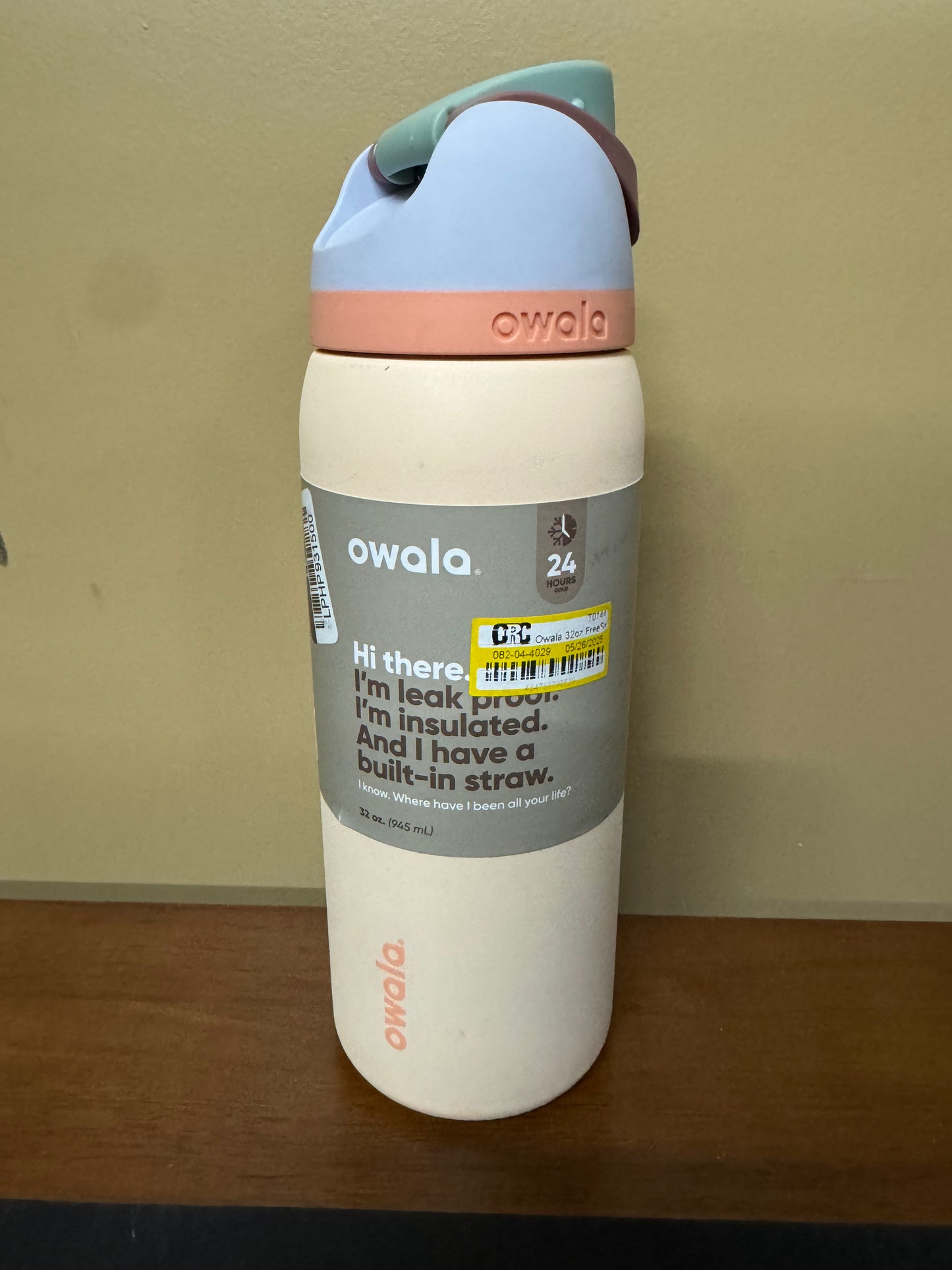 Owala 32oz FreeSip Stainless Steel Water Bottle (Blemished)