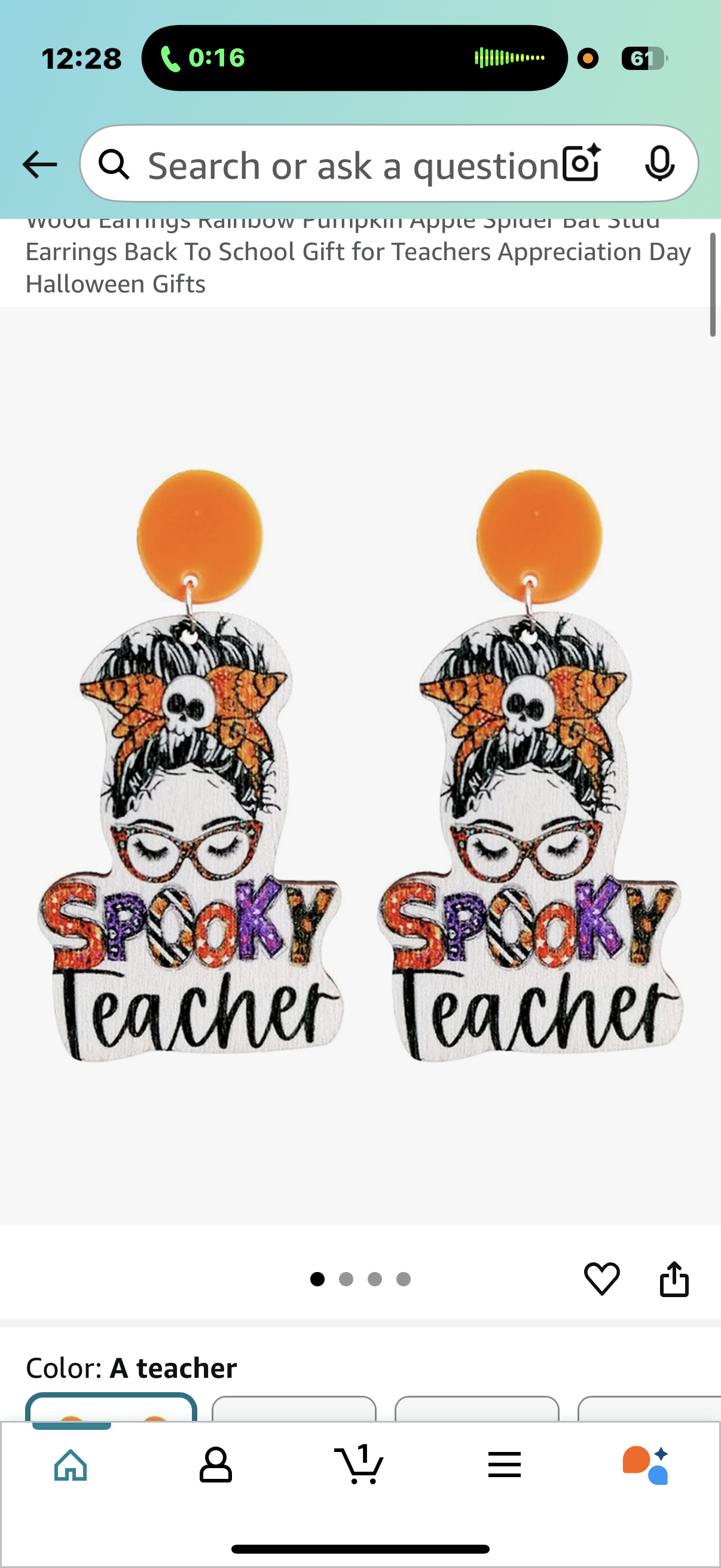 Teacher Earrings Acrylic Rainbow Pencil Book Drop Dangle