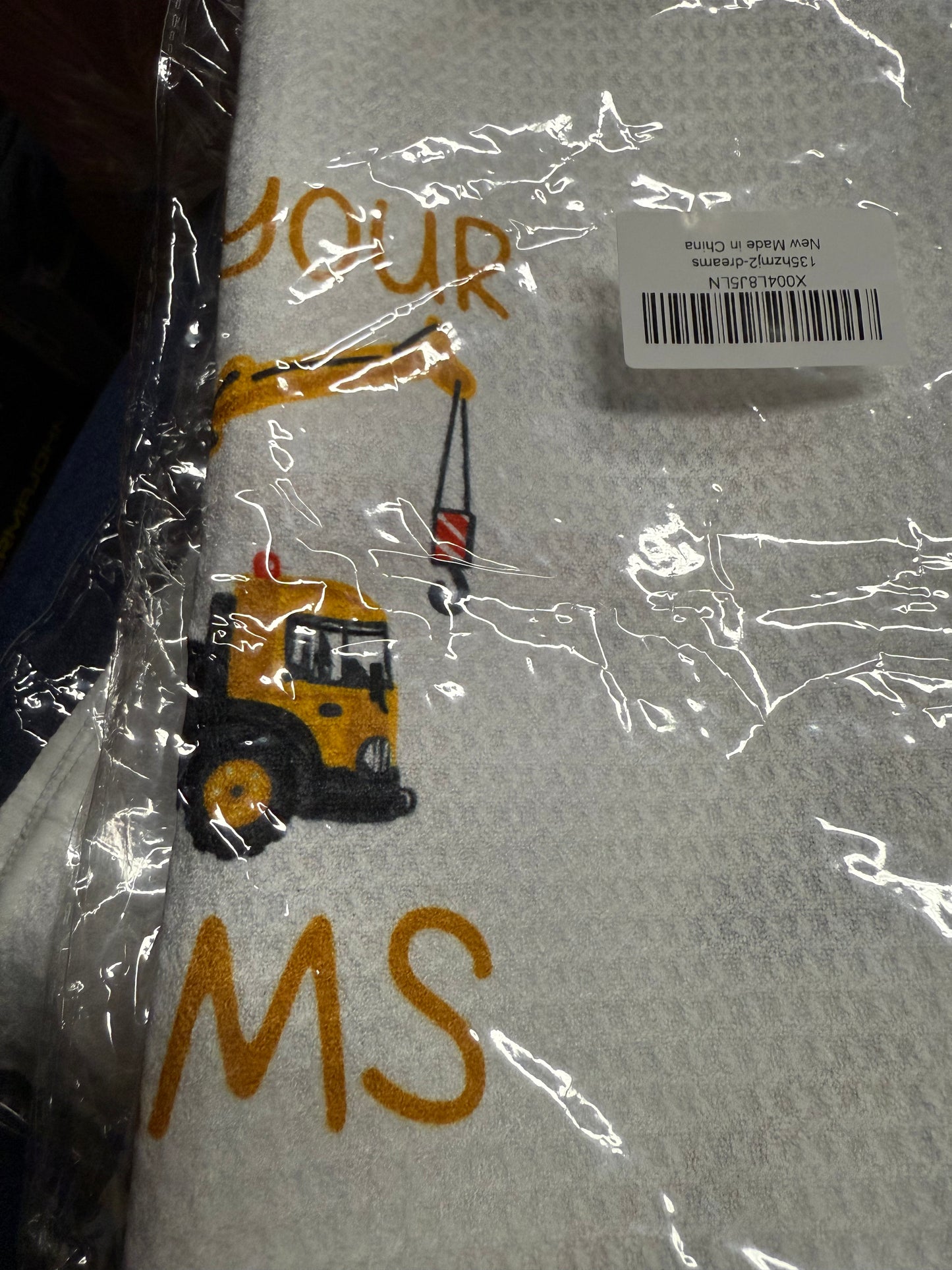 Construction Decor Kids Hand Towels Set of 2, Kids Boys Bathroom Decor, Build Your Dreams Dish Dishcloths Tea Towel for Kitchen Decor, Toddler Boy Hand Towels Bathroom Decor, 16x24in