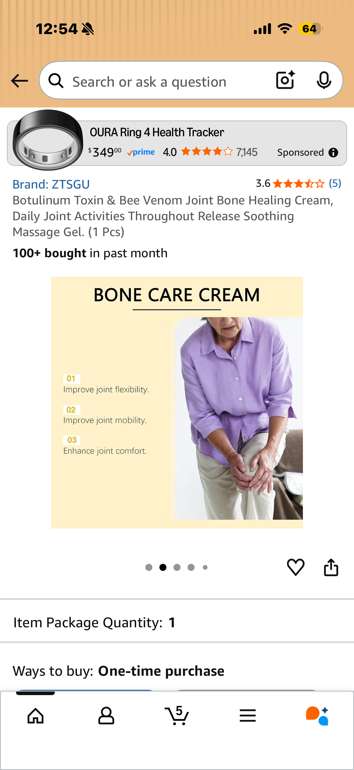 Botulinum Toxin & Bee Venom Joint Bone Healing Cream