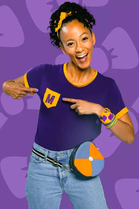 Meekah Costume, Costume Roleplay Accessories, Outfit Set Fun for Young Children and Toddlers - Featuring Orange Hairband, Suspenders, Bags, and Wristband