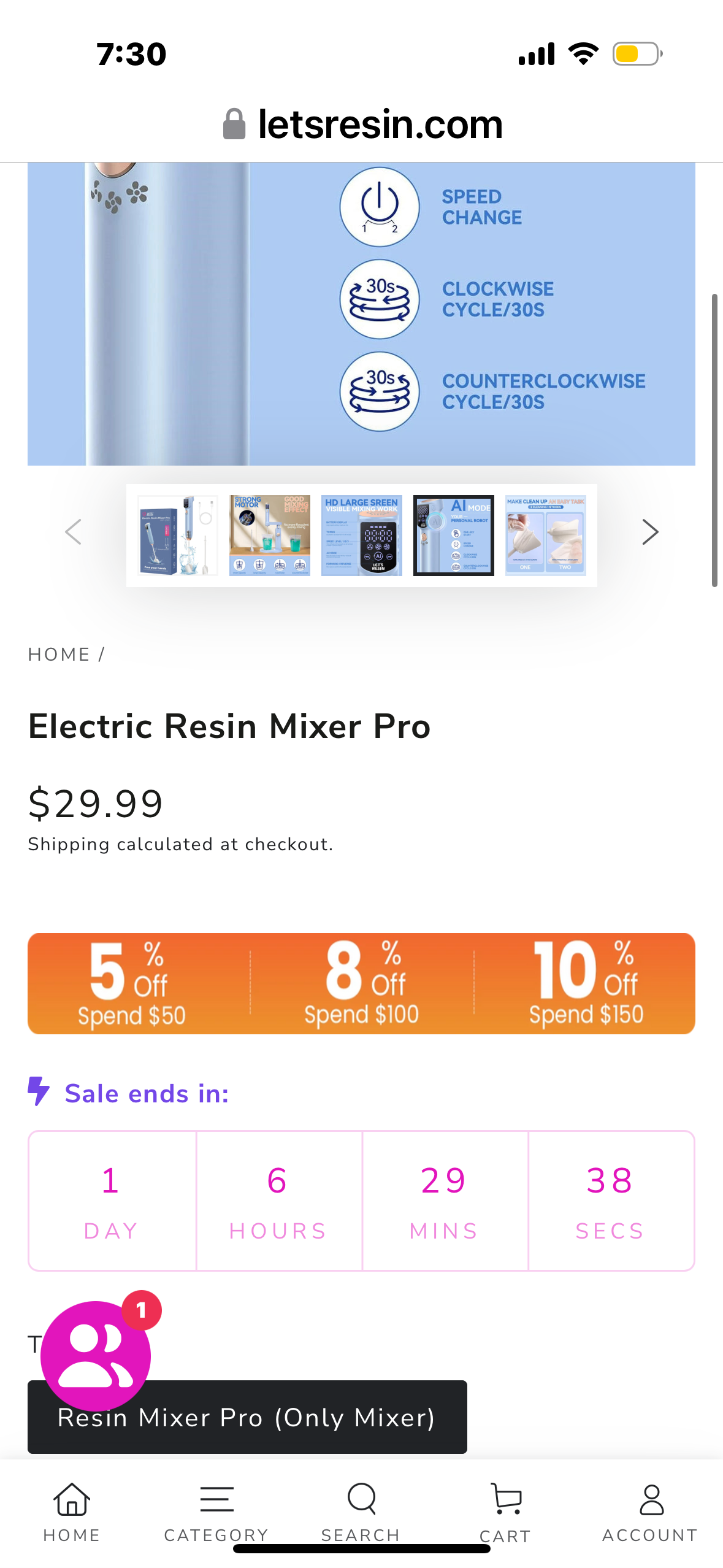 LET’S Resin Upgraded Resin Mixer Master,3 Speeds Control Epoxy Mixer with AI Mode&HD Large Screen,Intelligent Resin Mixer Electric and Stand for Epoxy Resin,Resin Molds, Soap Making (2 Sizes Paddles)