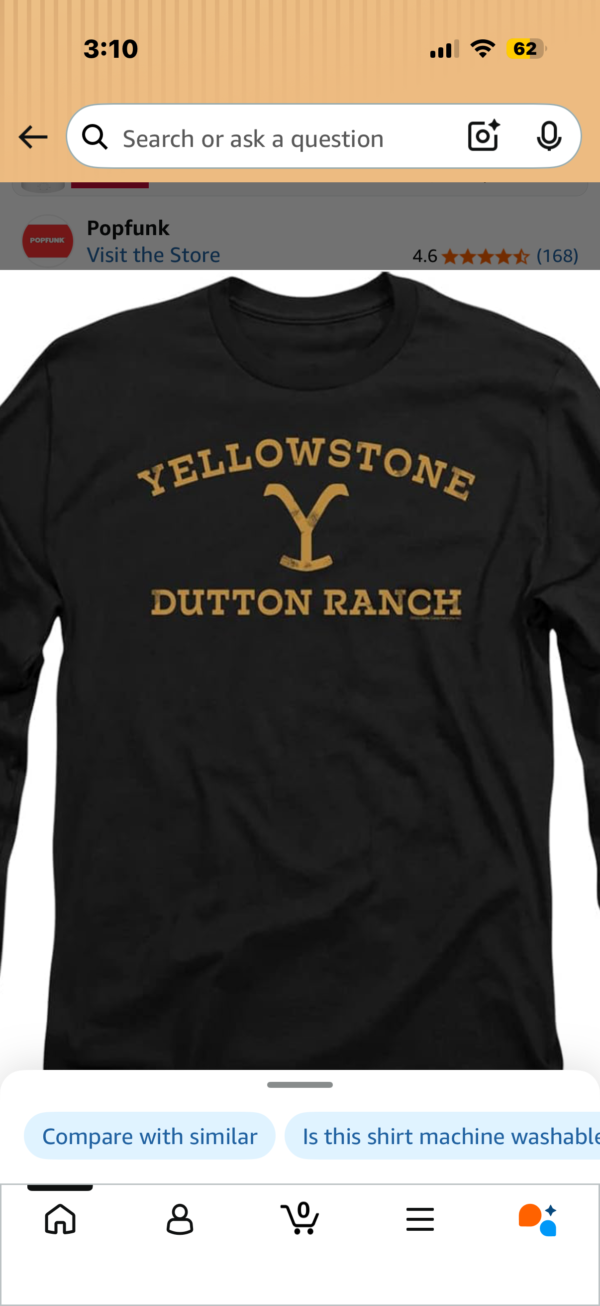 Yellowstone Arched Logo Unisex Adult Crewneck Sweatshirt (Size Medium)