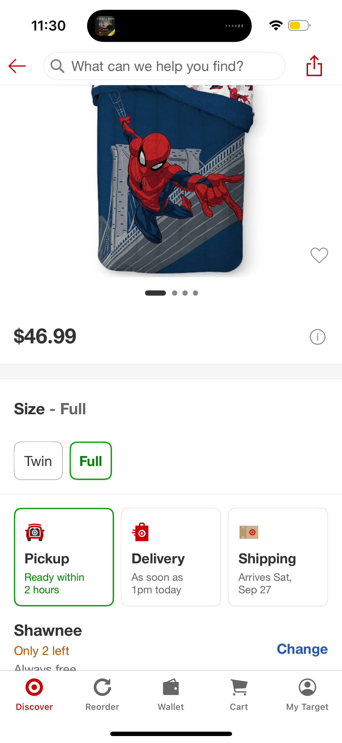 Full Marvel Spider-Man Kids' Comforter