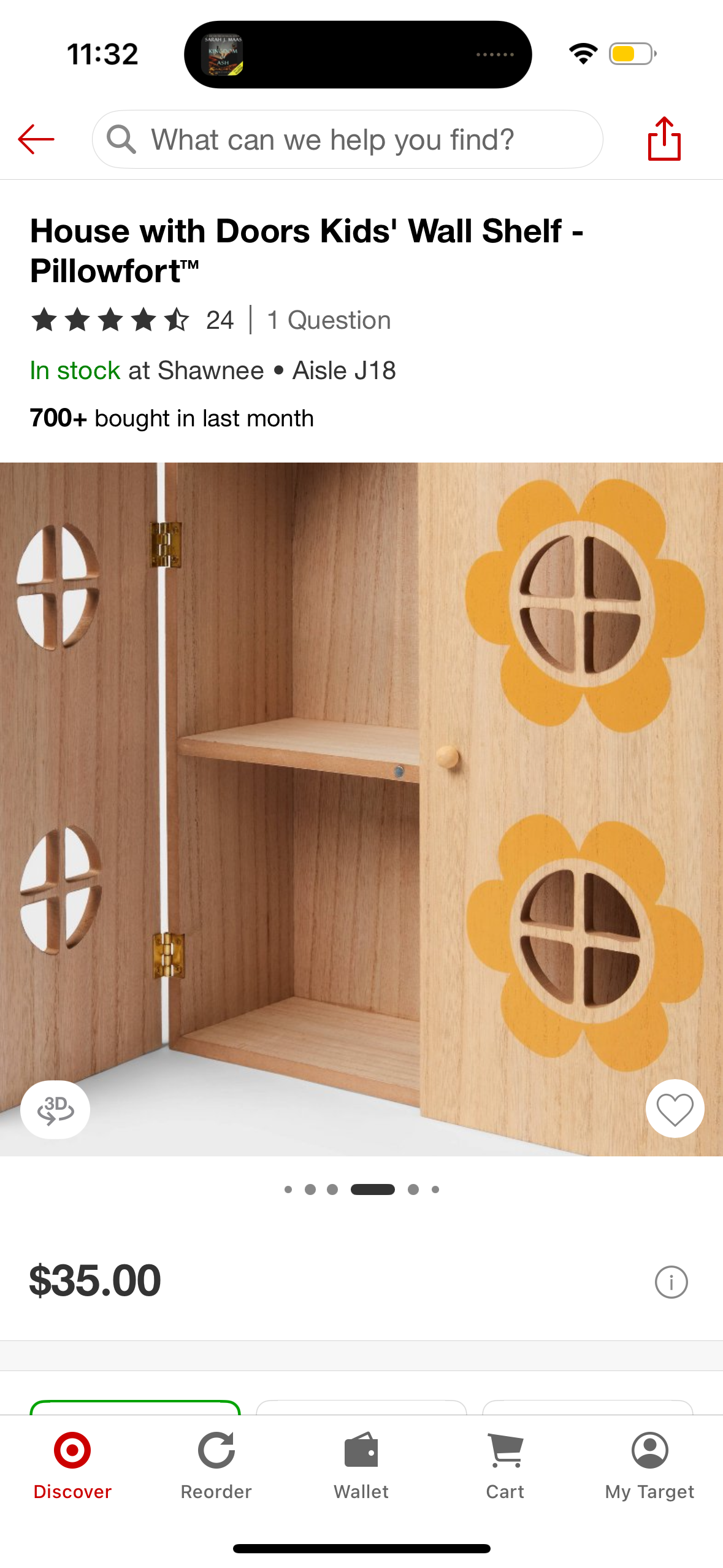 House with Doors Kids' Wall Shelf - Pillowfort™
