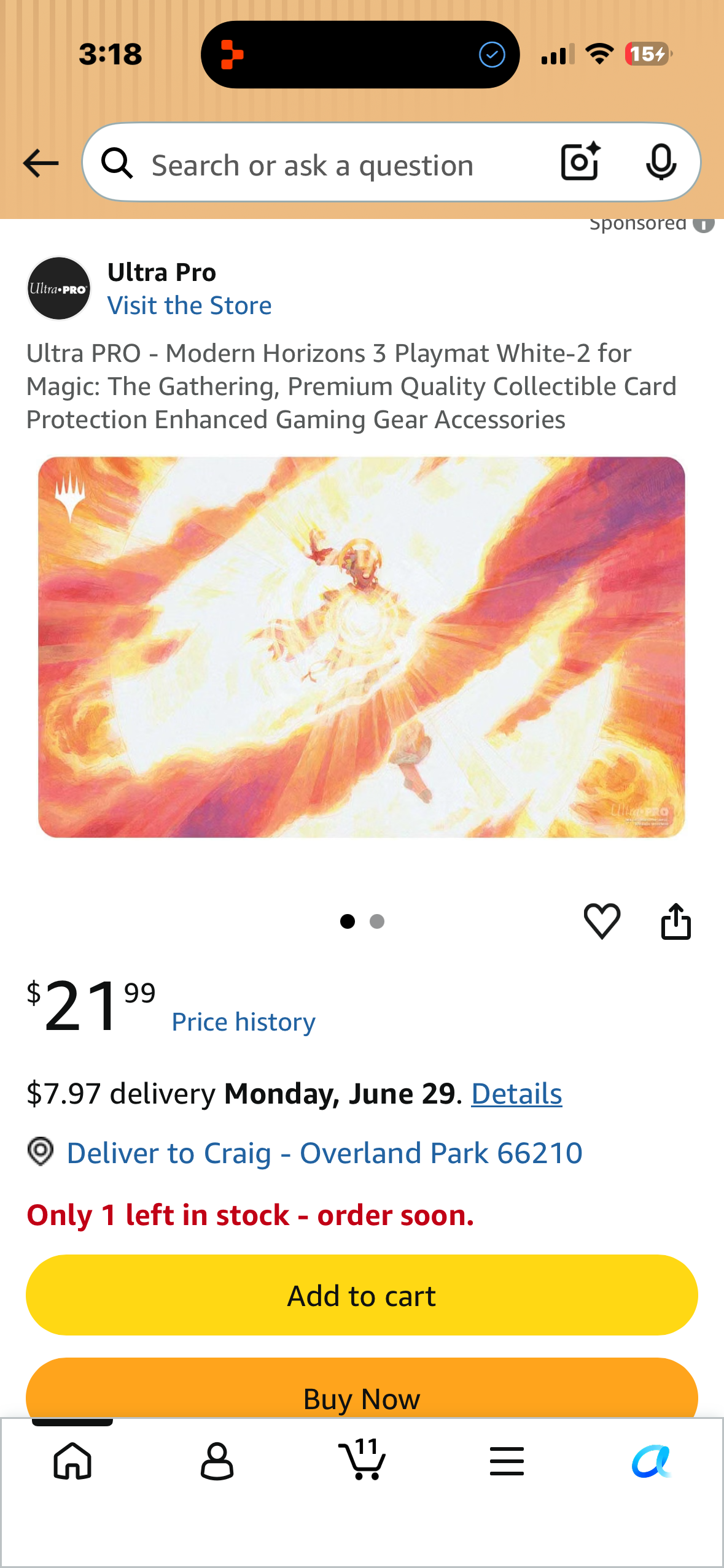 Ultra PRO - Modern Horizons 3 Playmat White-2 for Magic: The Gathering