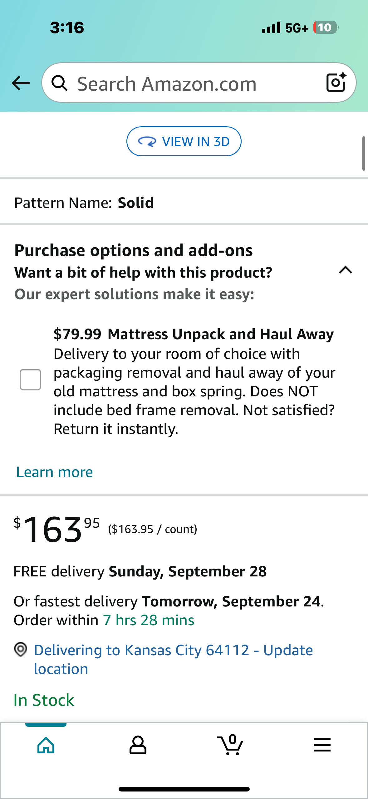 Drive Medical FoamQuick'n Easy Comfort Mattress, Blue (B1070)