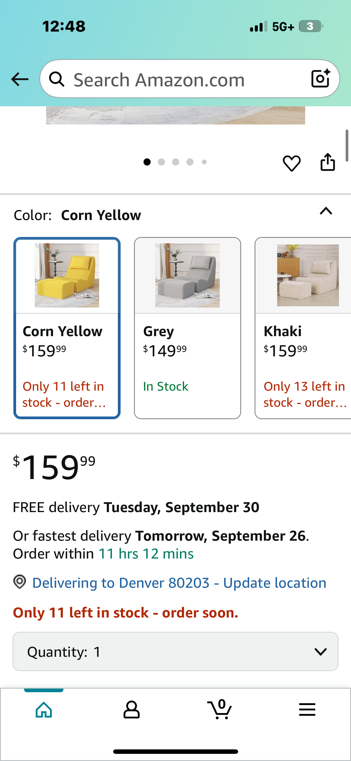 Giant Bean Bag Chair for Adults,Corduroy Chaise Lounge with Unrivaled Back Support, Detachable Neck Pillow, Comfortable Ottoman & Washable Cover (Corn Yellow) (L1017)