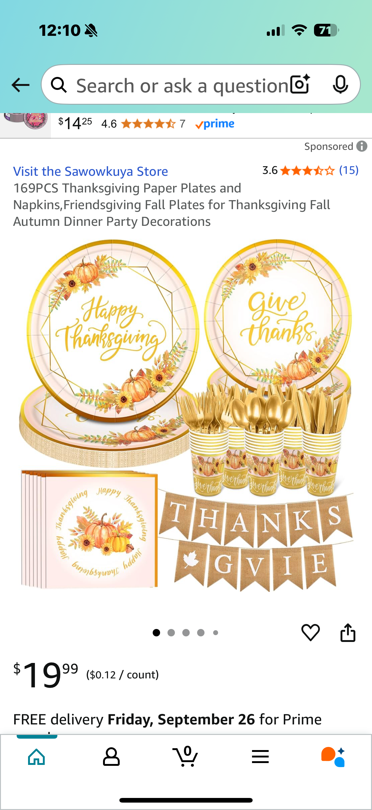 169PCS Thanksgiving Paper Plates and Napkins,Friendsgiving Fall Plates for Thanksgiving Fall Autumn Dinner Party Decorations