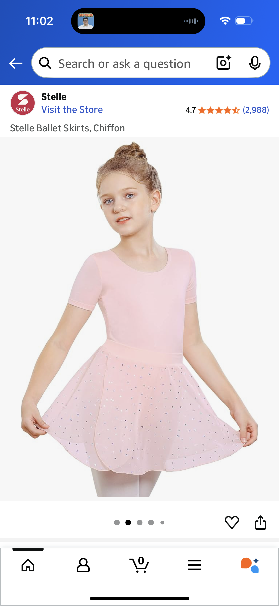 Kids Ballet Skirt (Size 11-15 Years)