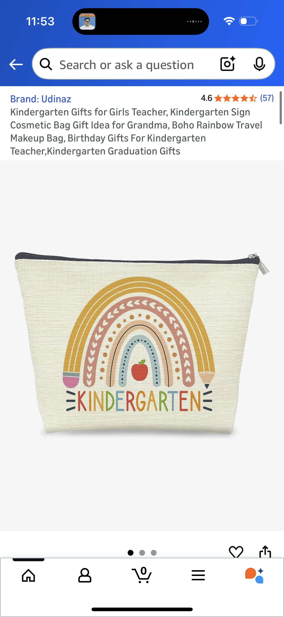 ‼️2 for $3‼️ Kindergarten Pouch for Teacher or Student