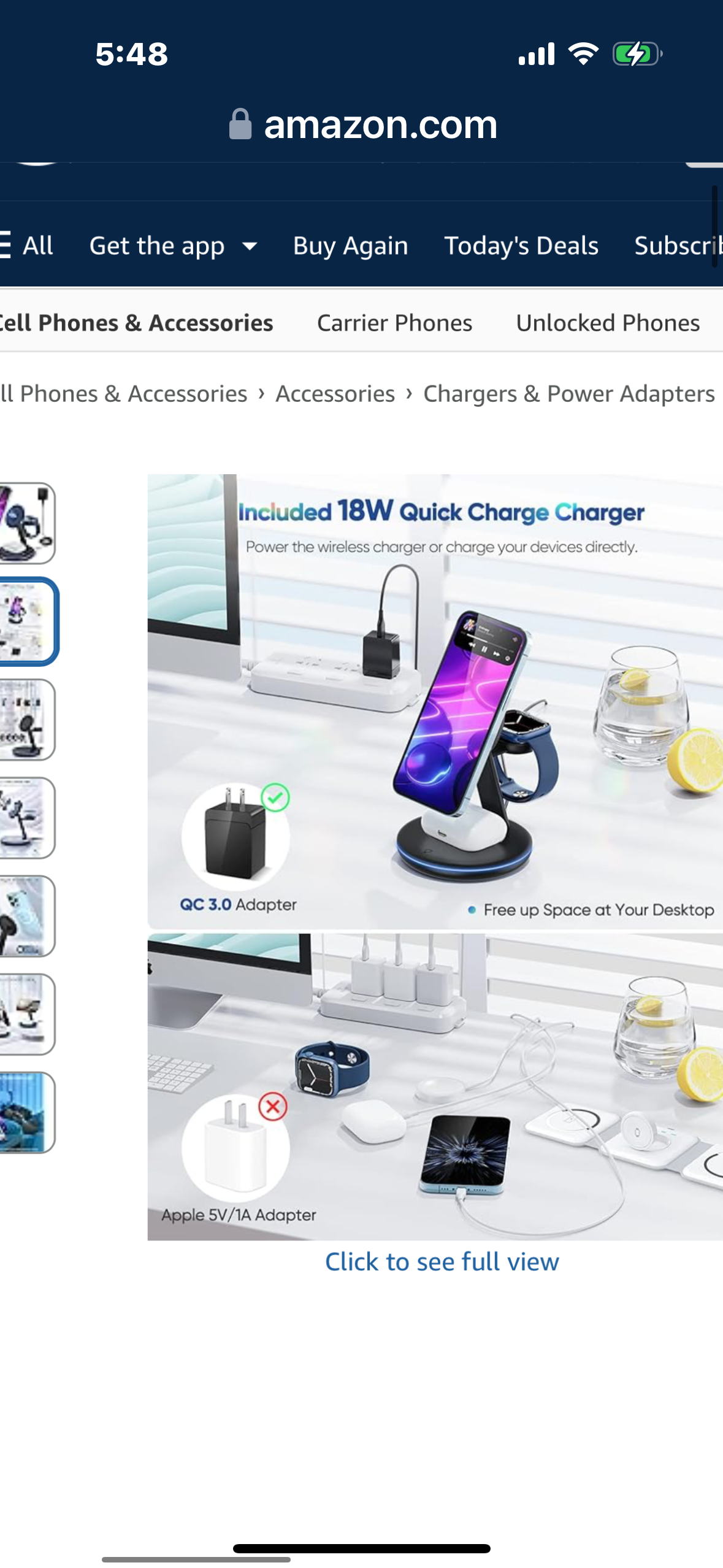 Pilita Magnetic Wireless Charging Station for Apple Series, 3-in-1 20W Fast Mag-Safe Charger Stand with QC3.0 Adapter, for iPhone 15,14,13,12Pro Max/Pro/Mini/Plus, iWatch Ultra/9/8/7/SE/6/5/4/3/2