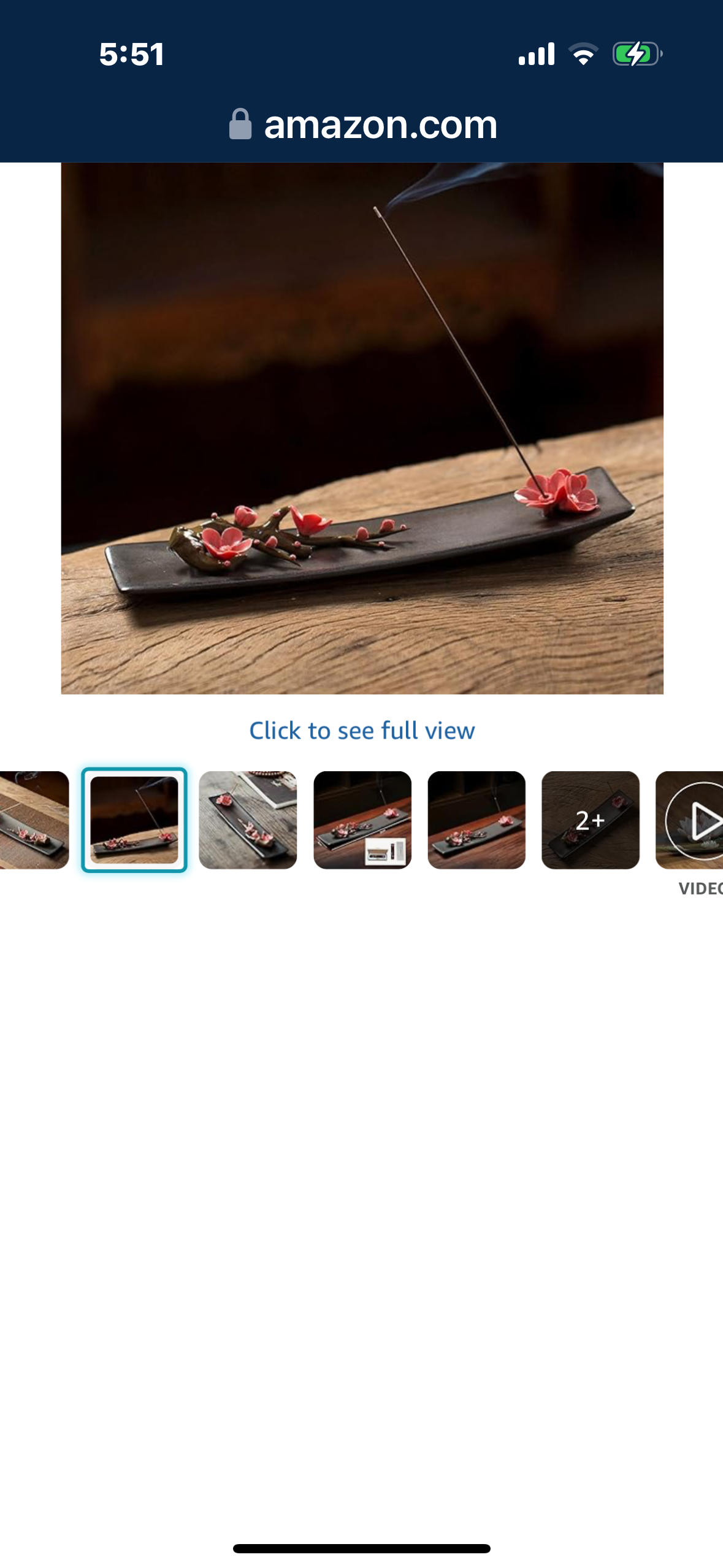 Incense Holder for Stick,Handmade Ceramic Orchid Incense Burner, Suitable for Decoration in Living Rooms, Bedrooms,Studies, Balconies, Offices, Lounges, Tea Rooms (DLXL014)