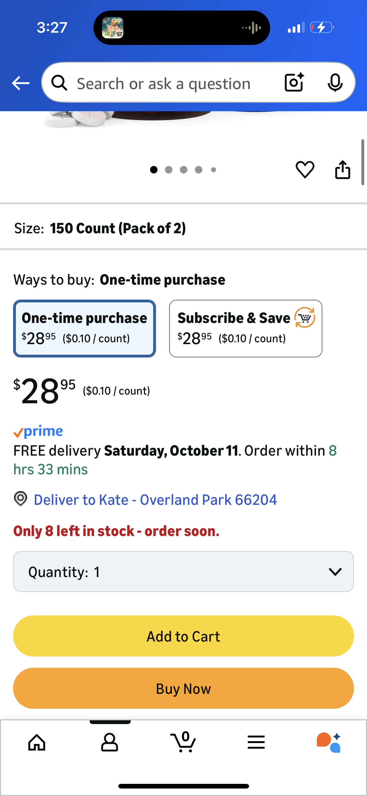 Waylo 2 Pack KI Potassium Iodide Tablets - 130 mg per Tablet, 300 Count, Made in USA, cGMP Certified