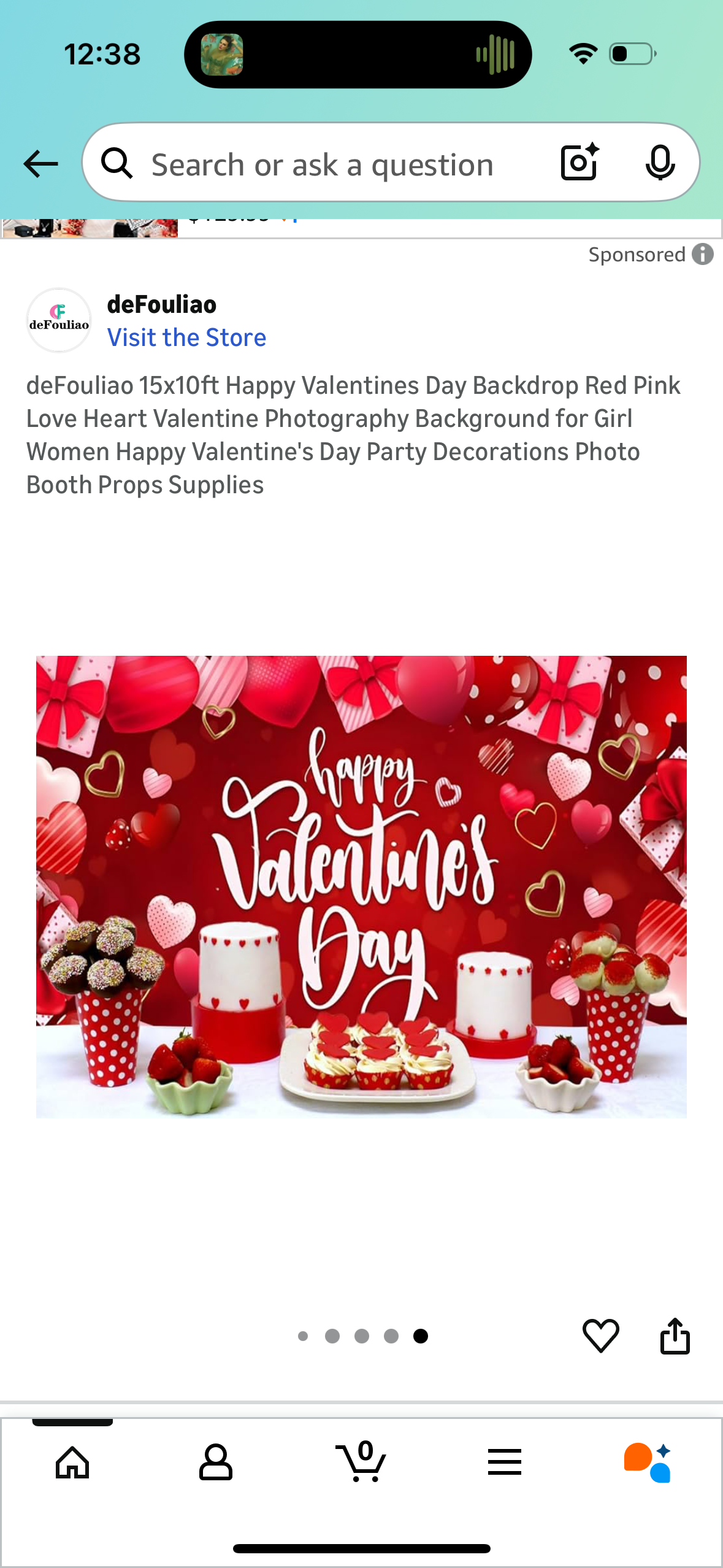 deFouliao 10x8ft Happy Valentines Day Backdrop Red Pink Love Heart Valentine Photography Background for Girl Women Happy Valentine's Day Party Decorations Photo Booth Props Supplies
