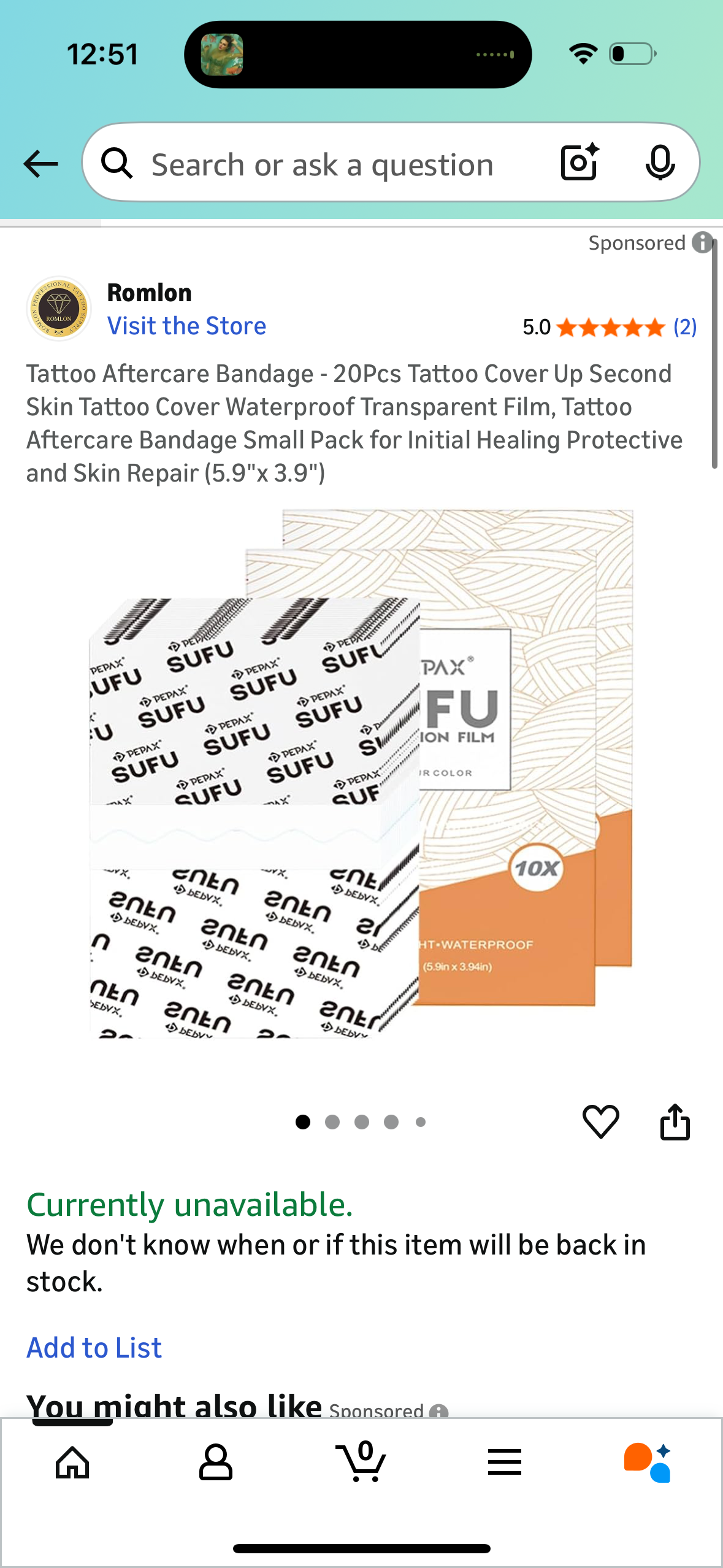 Tattoo Aftercare Bandage - 20Pcs Tattoo Cover Up Second Skin Tattoo Cover Waterproof Transparent Film, Tattoo Aftercare Bandage Small Pack for Initial Healing Protective and Skin Repair (5.9"x 3.9")